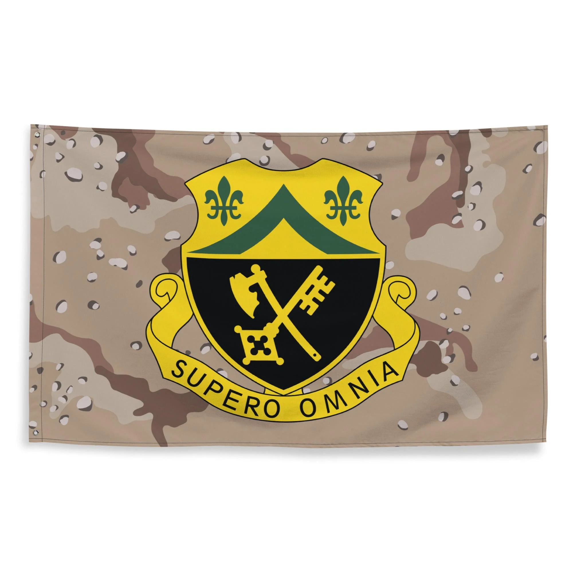 U.S. Army 81st Armor Regiment Chocolate-Chip Camo Flag - Image 3