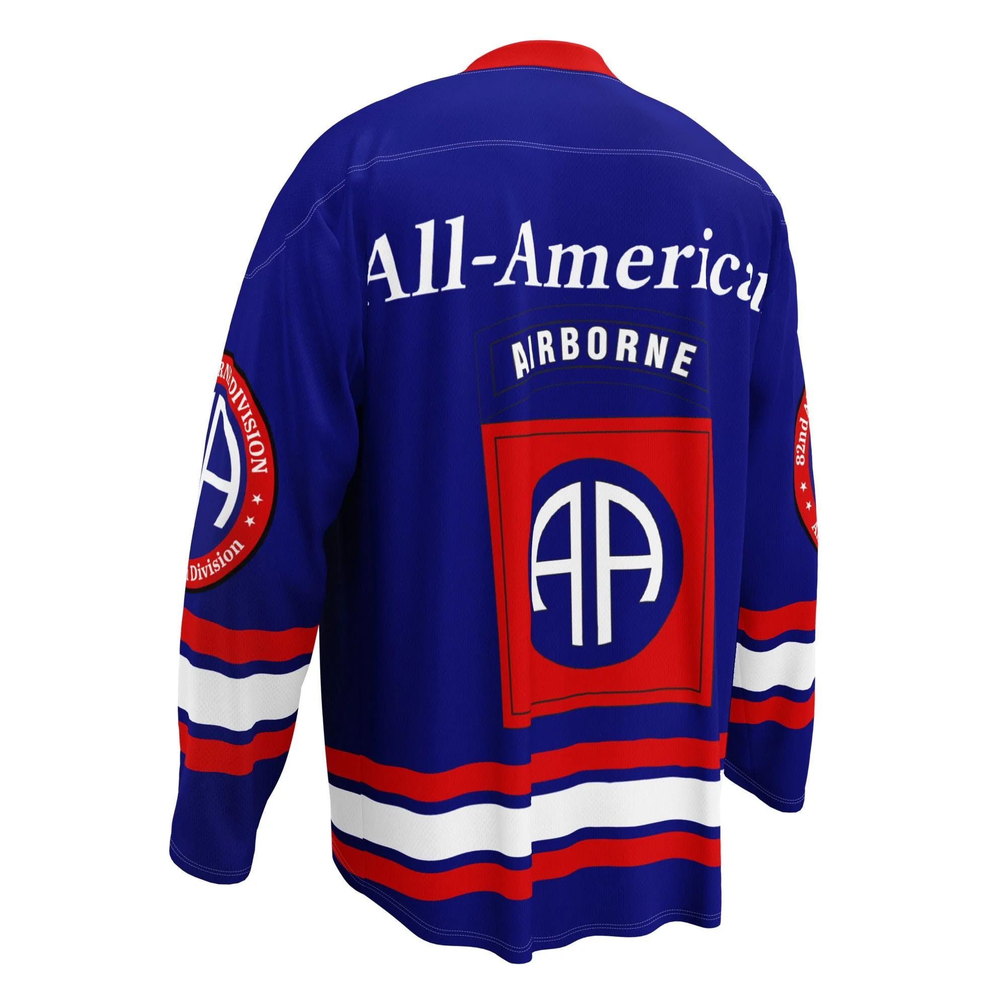 U.S. Army 82nd Airborne Division Hockey Fan Jersey - Image 2