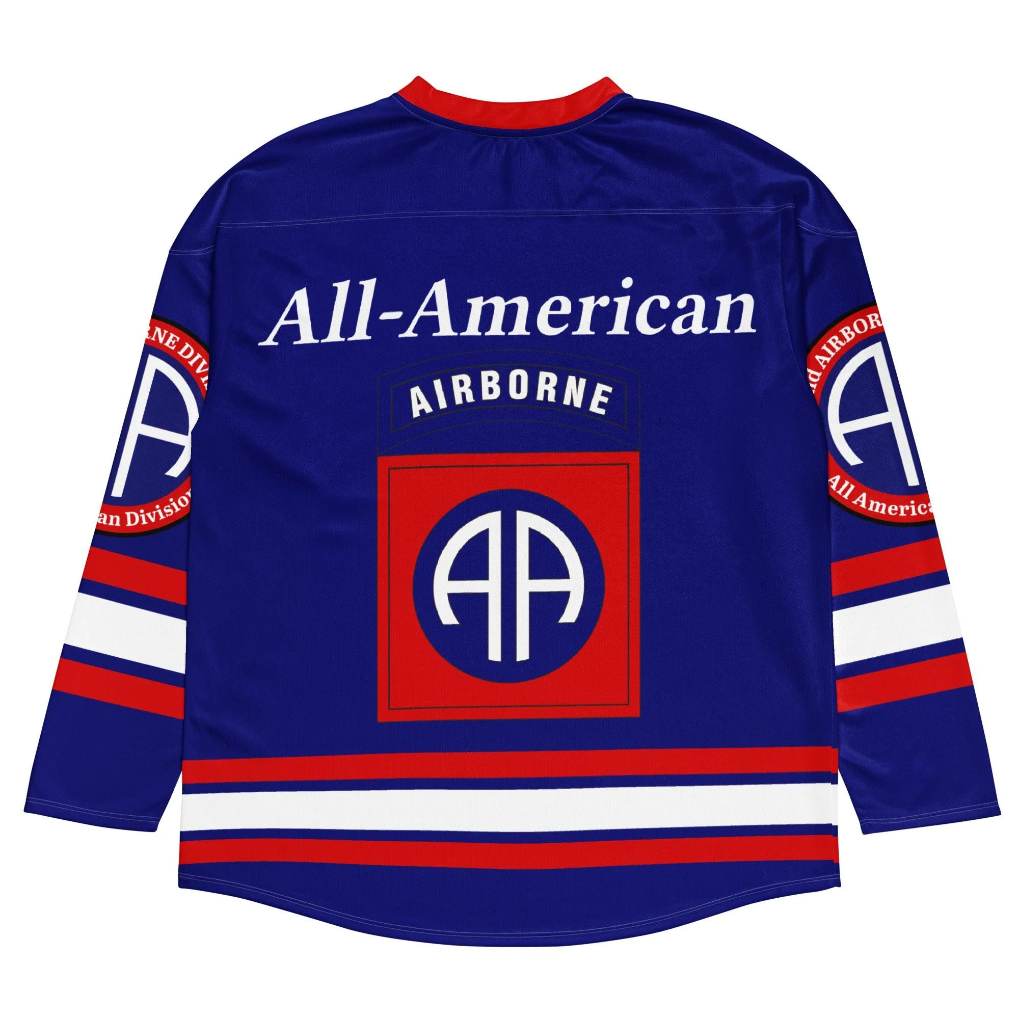 U.S. Army 82nd Airborne Division Hockey Fan Jersey - Image 4