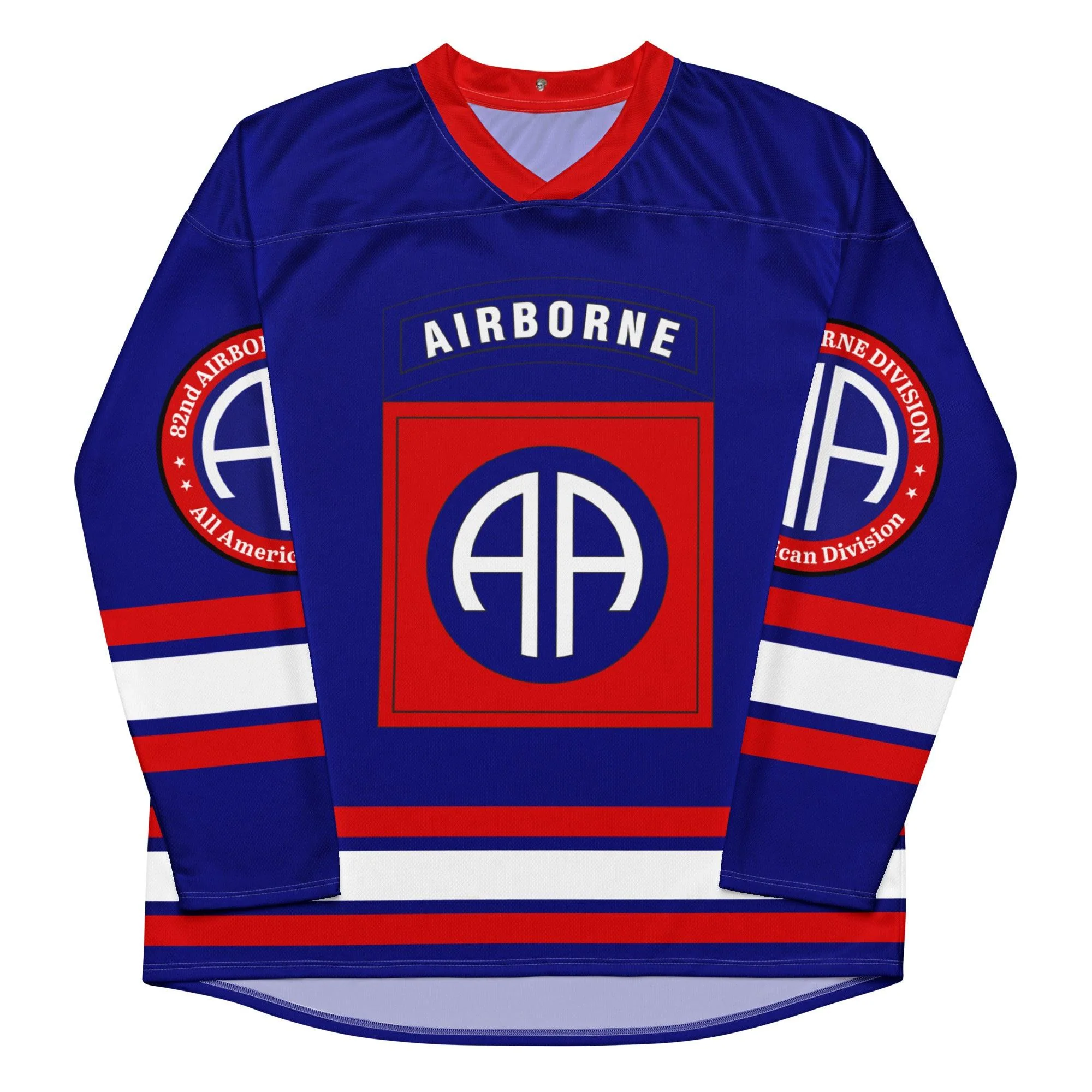 U.S. Army 82nd Airborne Division Hockey Fan Jersey - Image 8