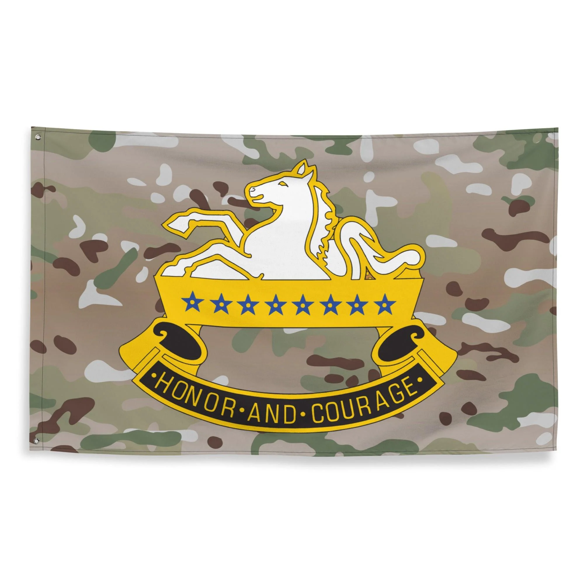 U.S. Army 8th Cavalry Regiment Multicam Flag - Image 4