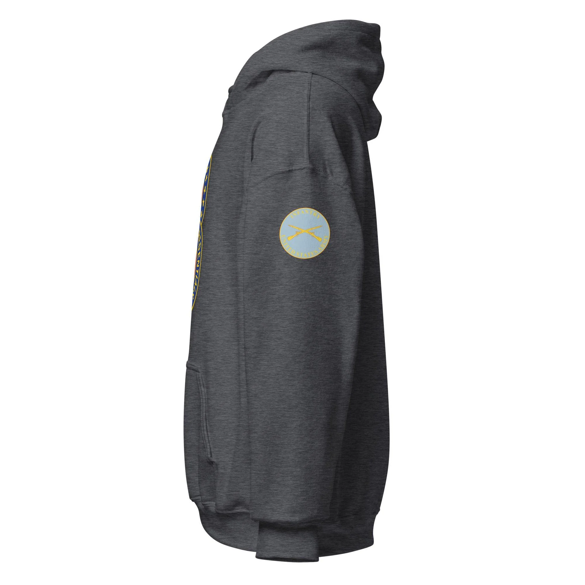 U.S. Army 8th Infantry Division (8ID) Infantry Branch Unisex Hoodie - Image 9