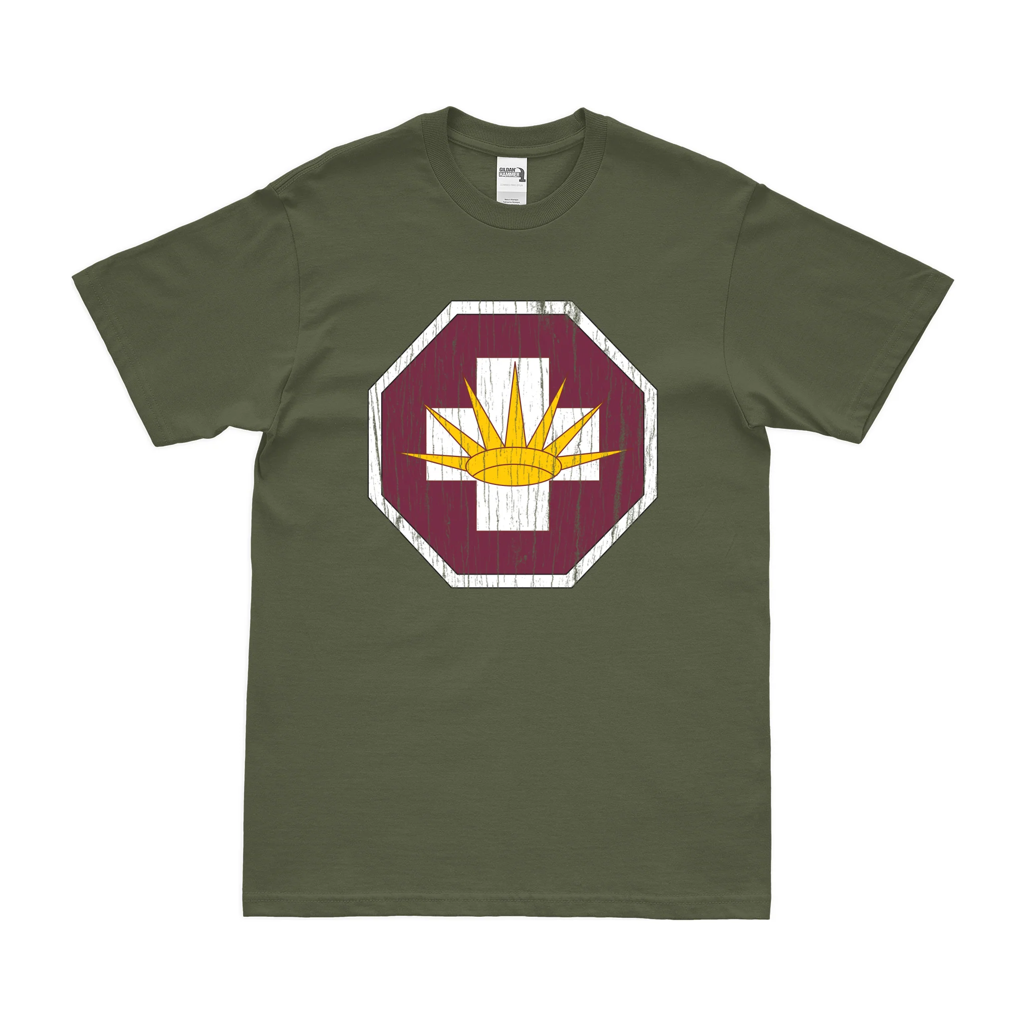 U.S. Army 8th Medical Brigade Logo T-Shirt - Image 4