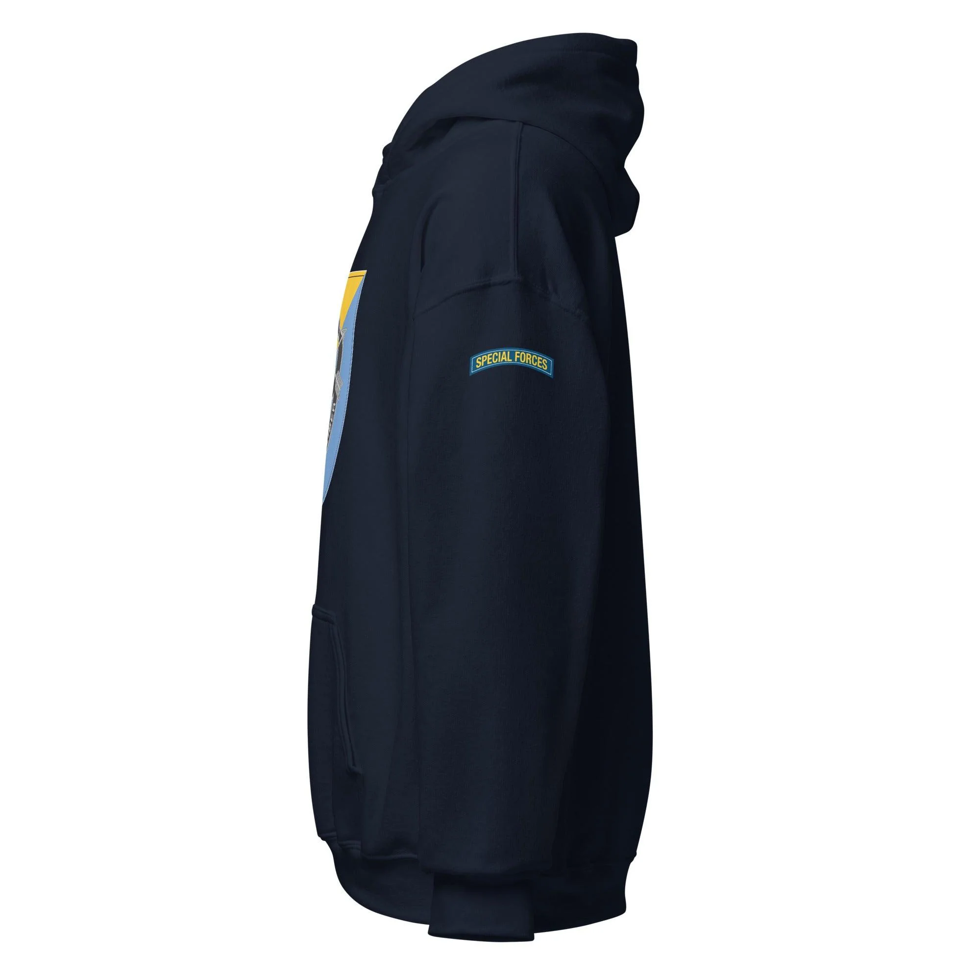 U.S. Army 8th Special Forces Group (8th SFG) Beret Flash Unisex Hoodie - Image 8