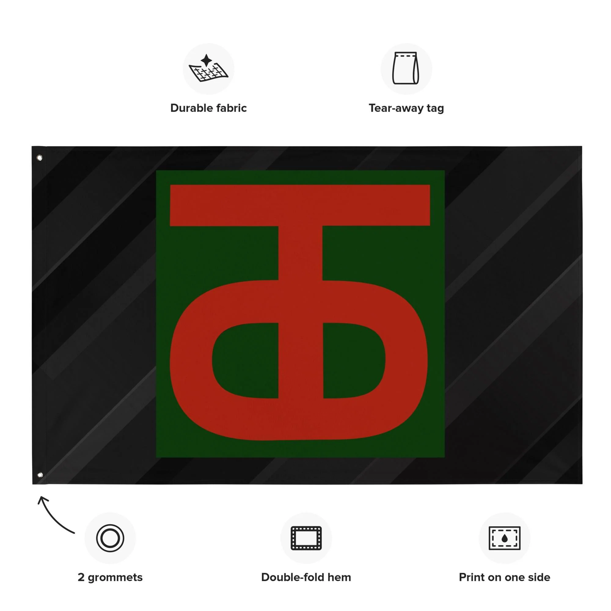 U.S. Army 90th Infantry Division Black Flag - Image 4
