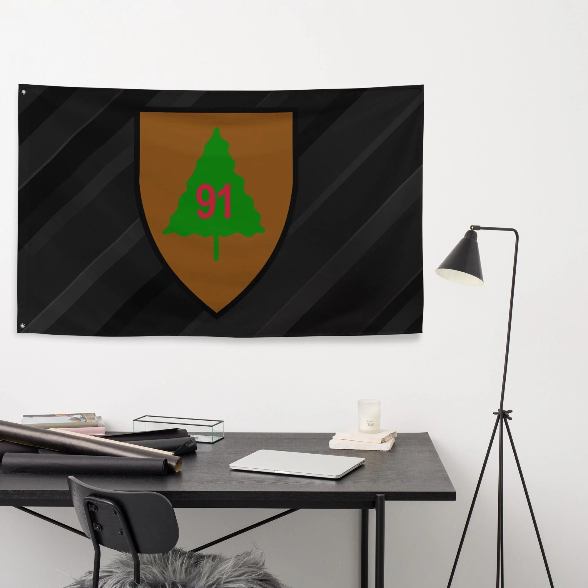 U.S. Army 91st Infantry Division Black Flag - Image 2