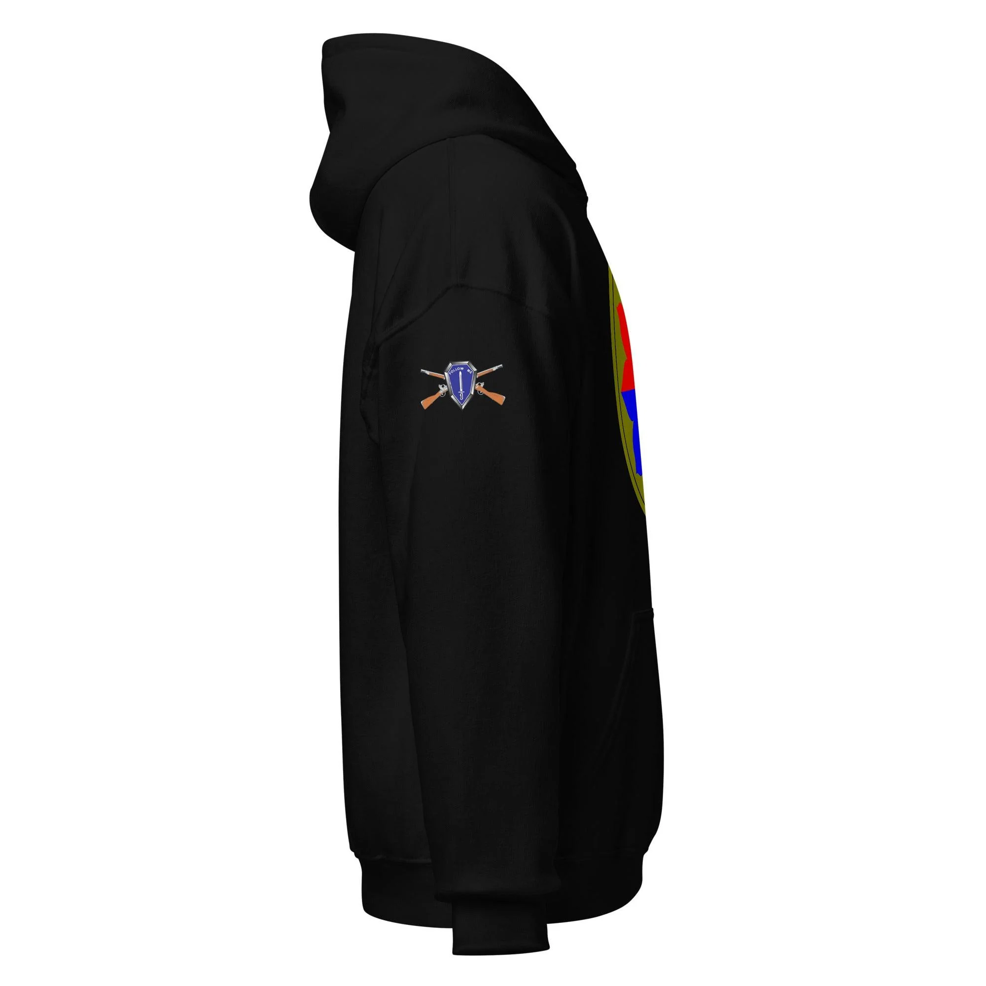 U.S. Army 9th Infantry Division (9ID) Infantry Branch Unisex Hoodie - Image 2