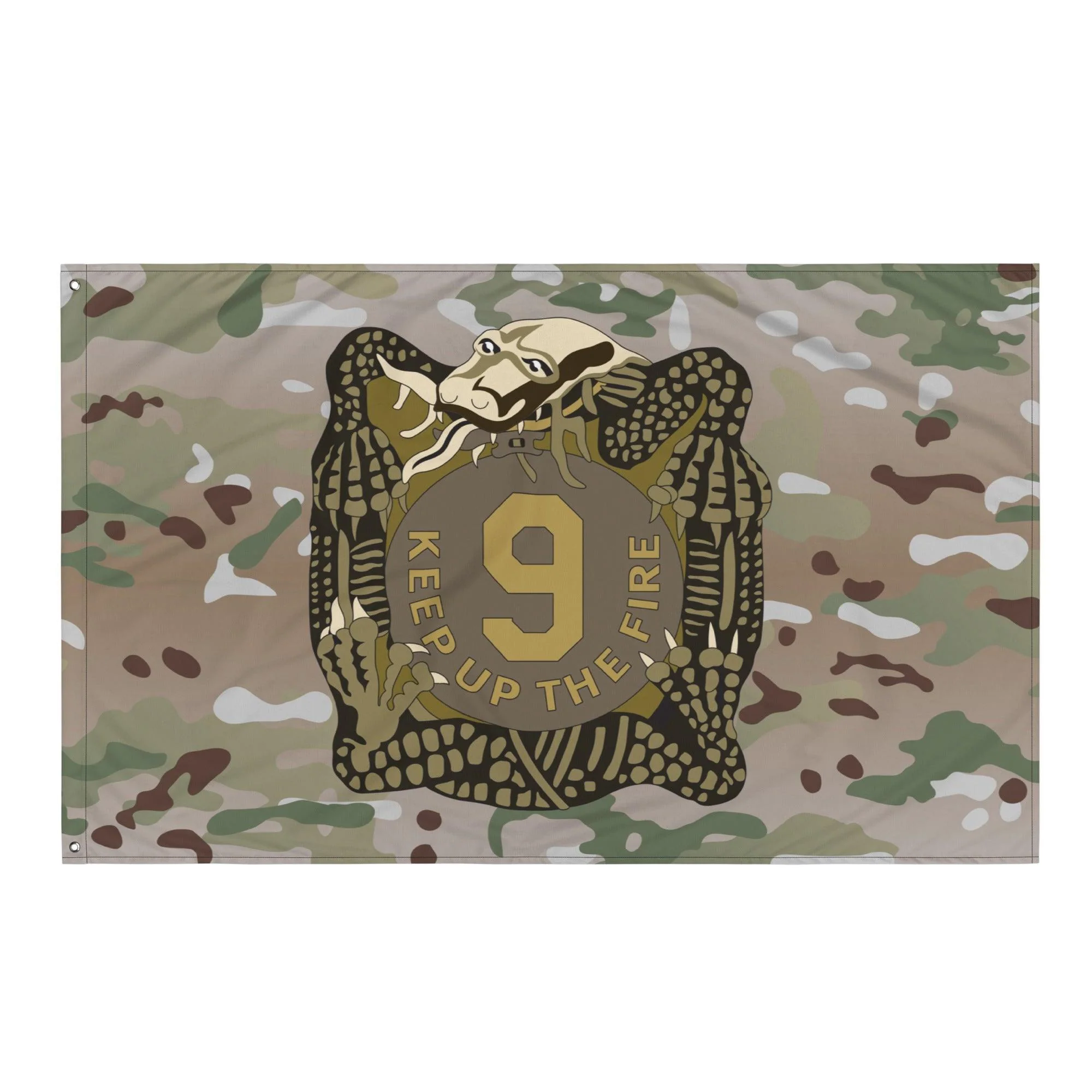 U.S. Army 9th Infantry Regiment Multicam Flag