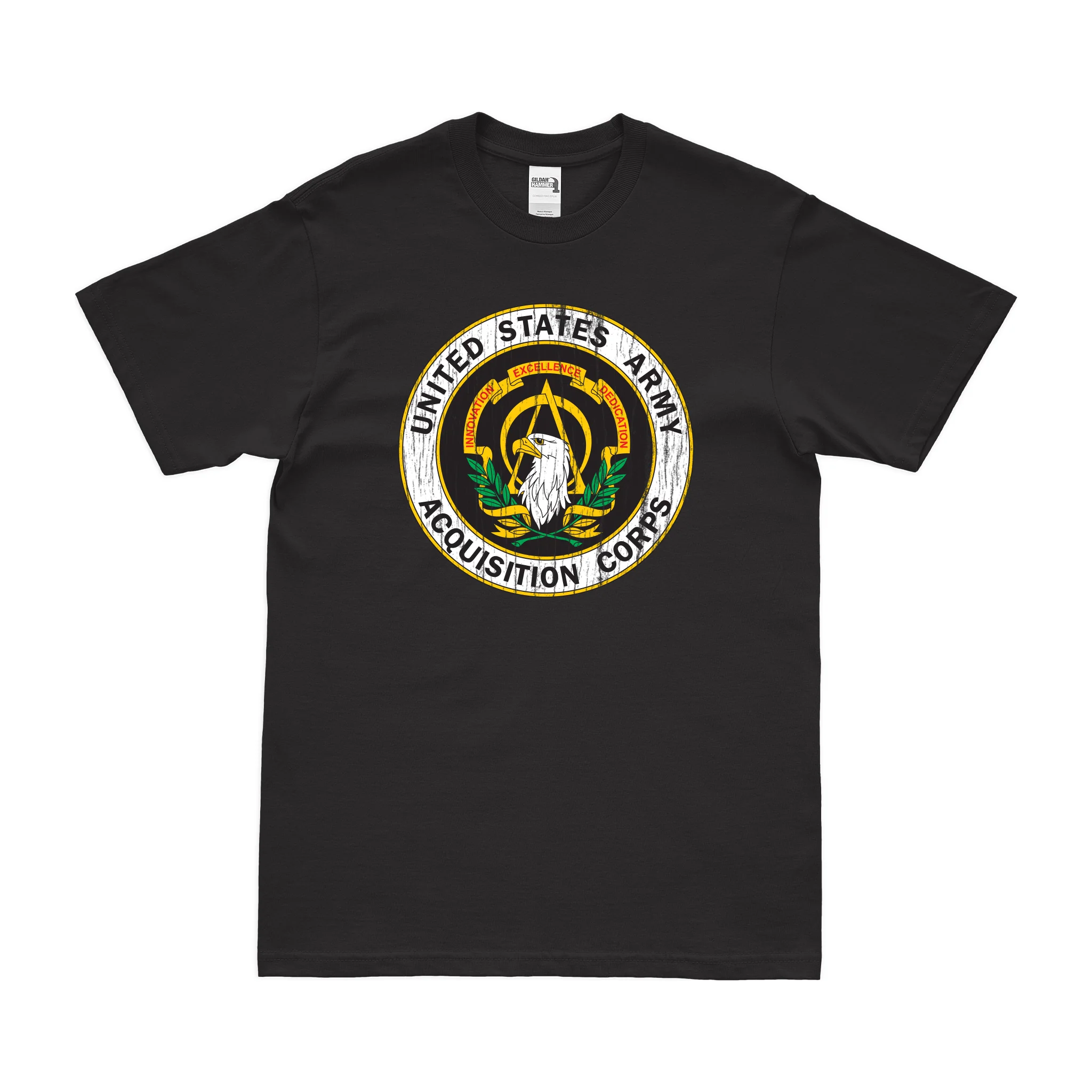 U.S. Army Acquisition Corps Branch Plaque T-Shirt - Image 3