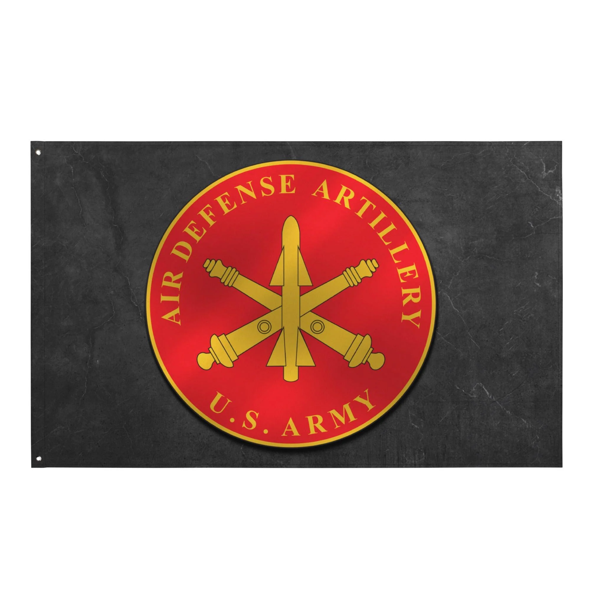 U.S. Army ADA Branch Plaque Black Flag - Image 2
