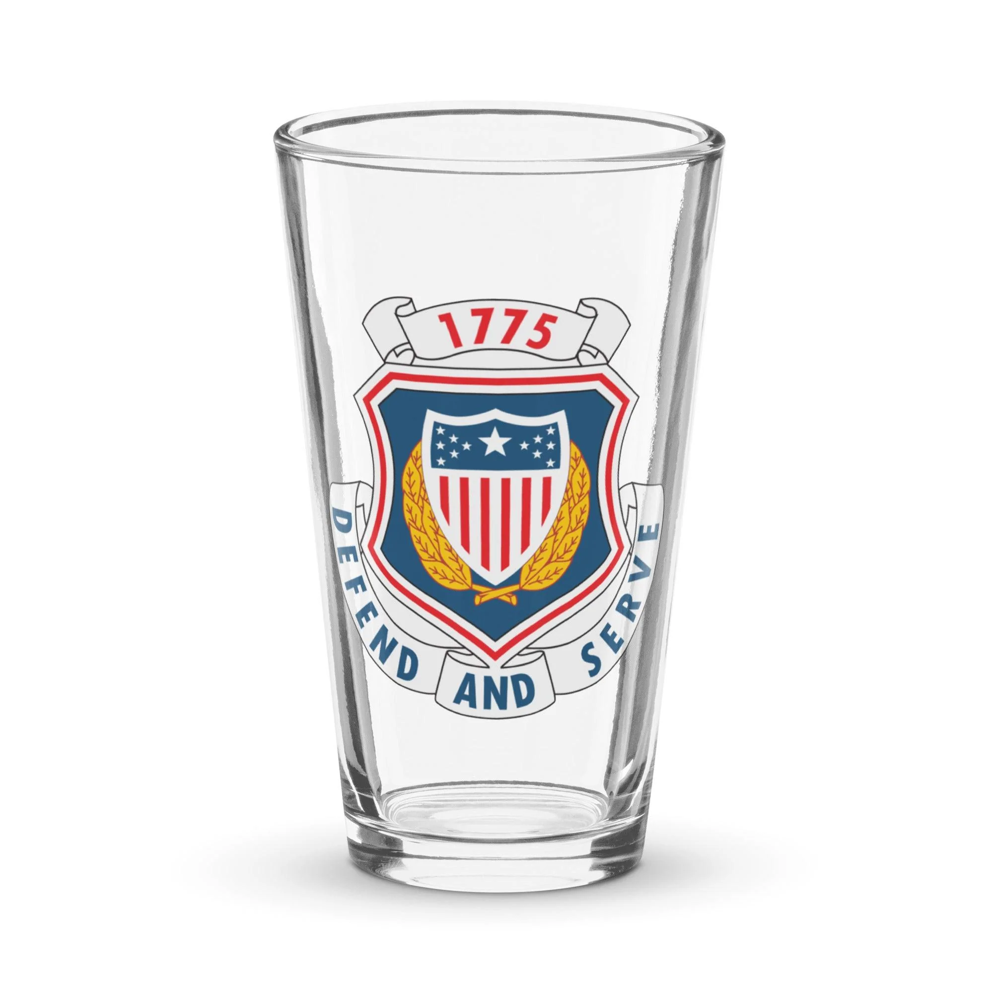 U.S. Army Adjutant General's Corps DUI Logo Beer Glass