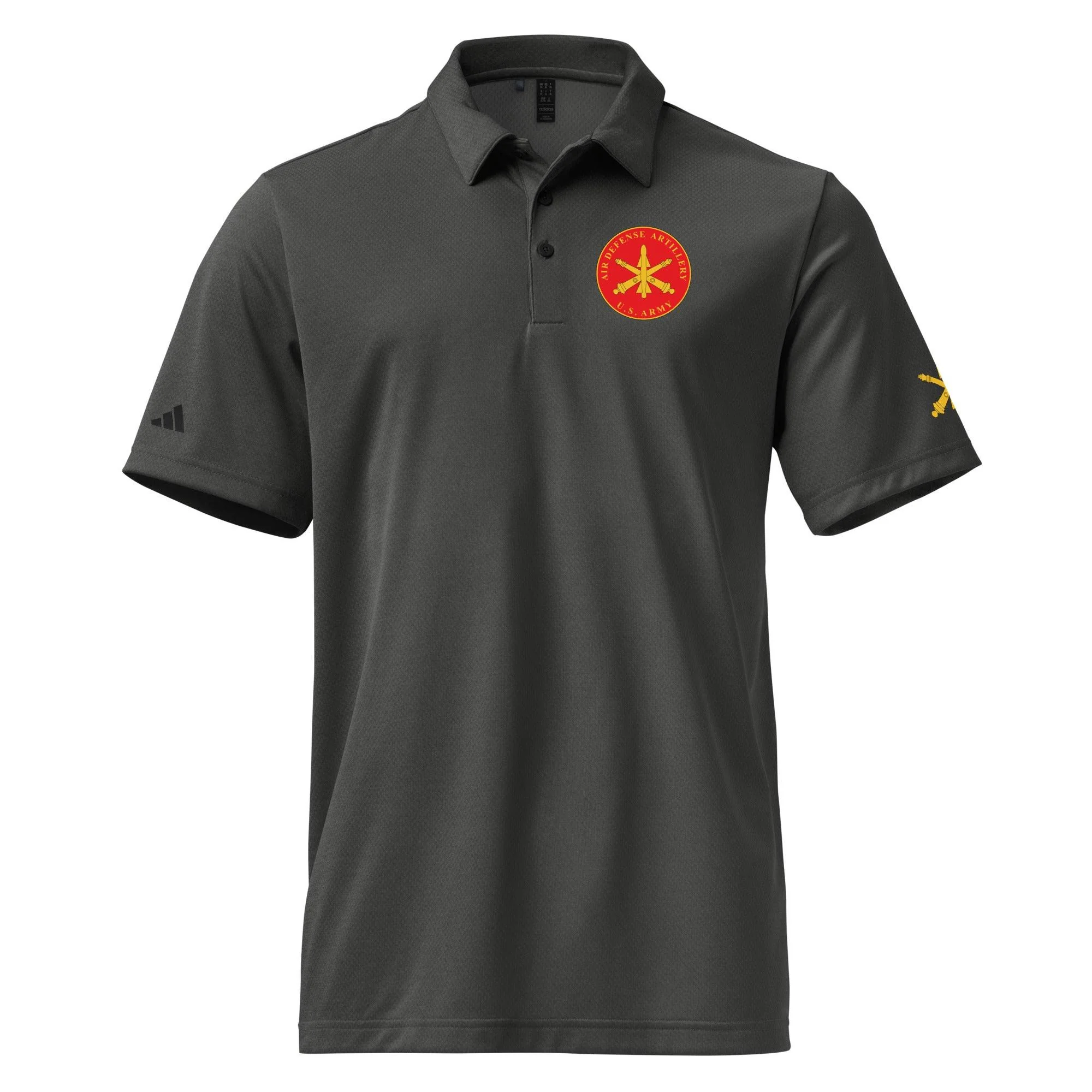 U.S. Army Air Defense Artillery Adidas® Unisex Space-Dyed Polo