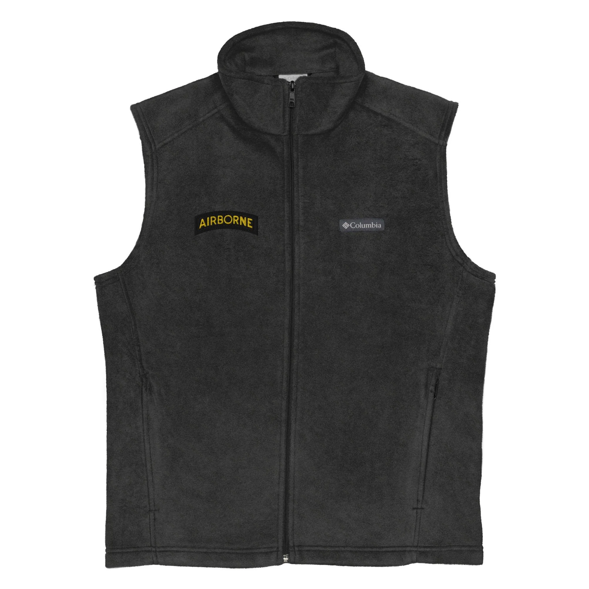 U.S. Army Airborne Tab Embroidered Men’s Columbia® Fleece Vest - Image 5