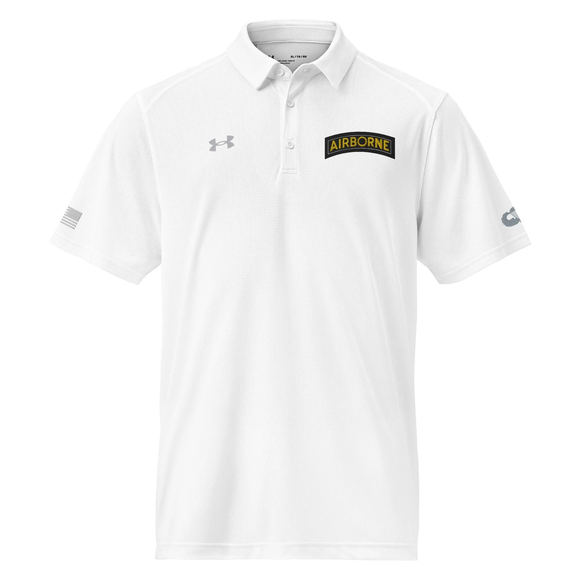 U.S. Army Airborne Tab Embroidered Under Armour® Men's Polo - Image 13