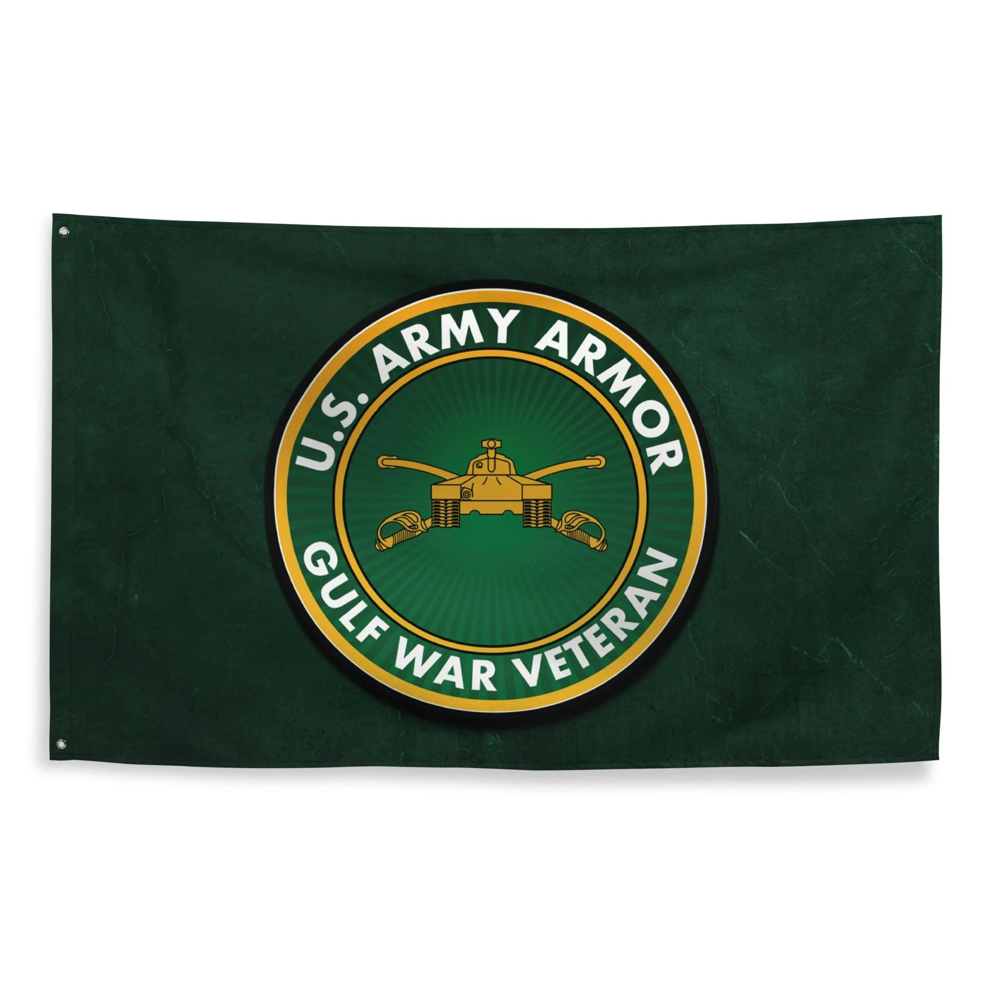 U.S. Army Armor Branch Gulf War Veteran Flag - Image 3