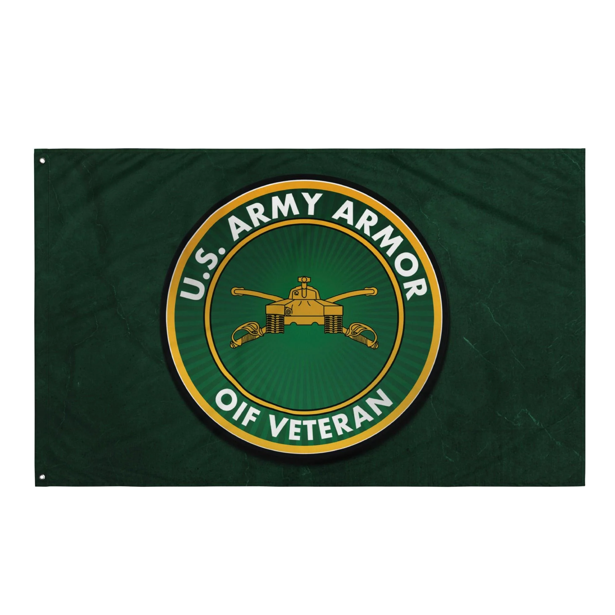 U.S. Army Armor Branch OIF Veteran Flag - Image 4
