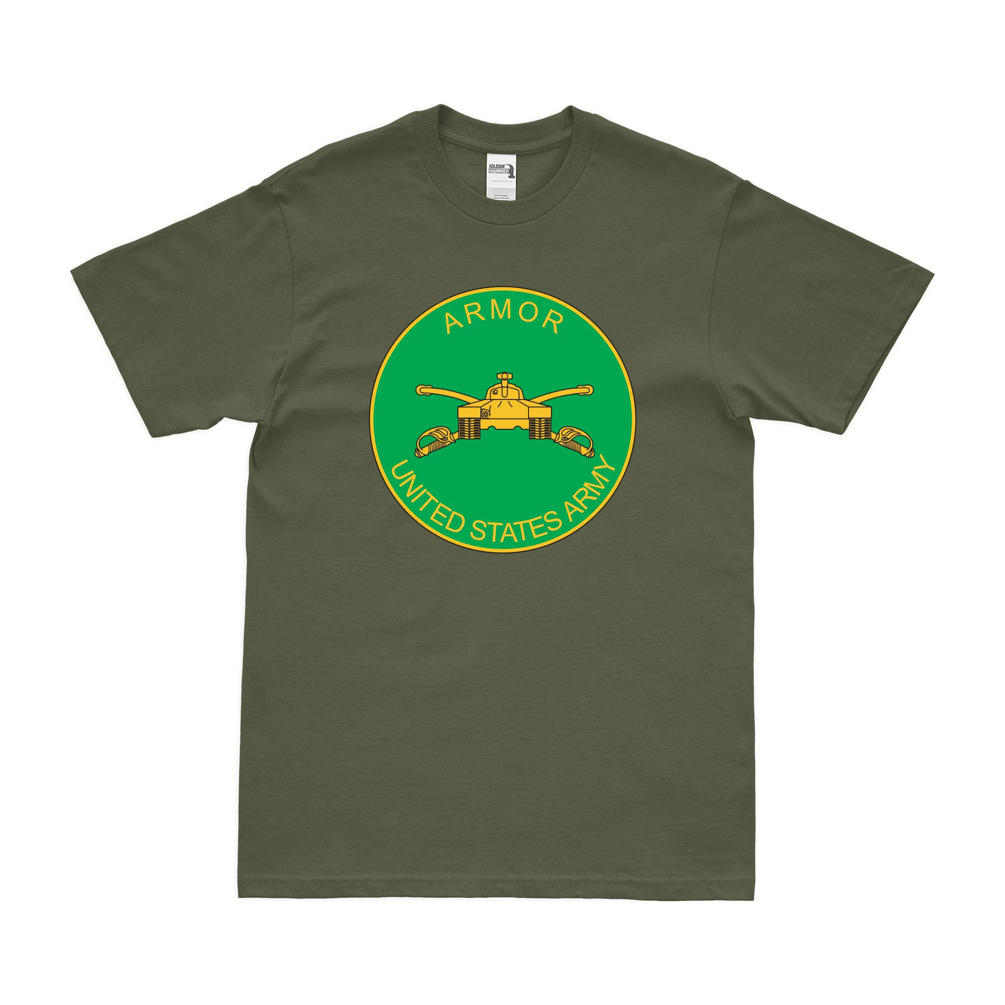 U.S. Army Armor Branch Plaque T-Shirt - Image 2