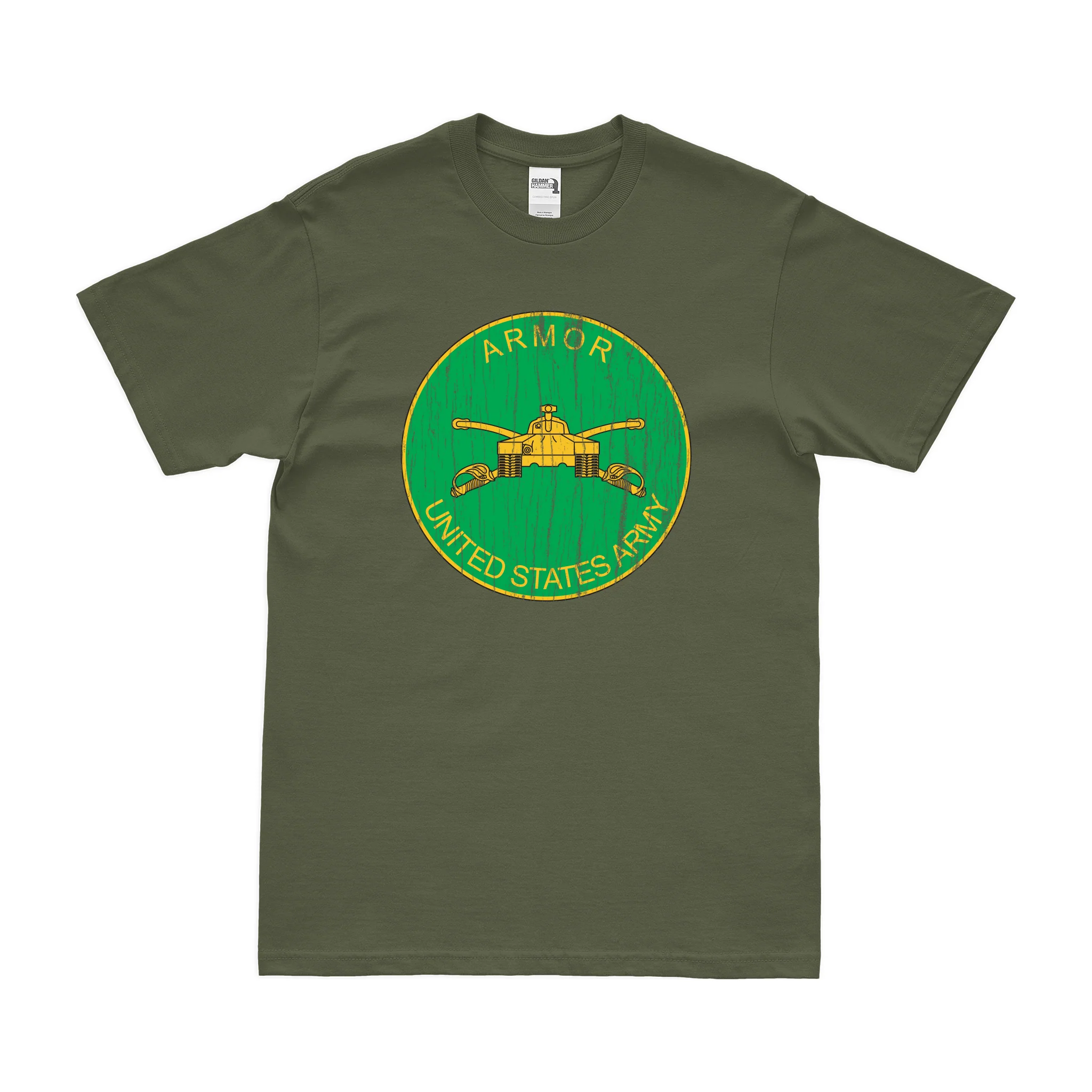 U.S. Army Armor Branch Plaque T-Shirt - Image 4