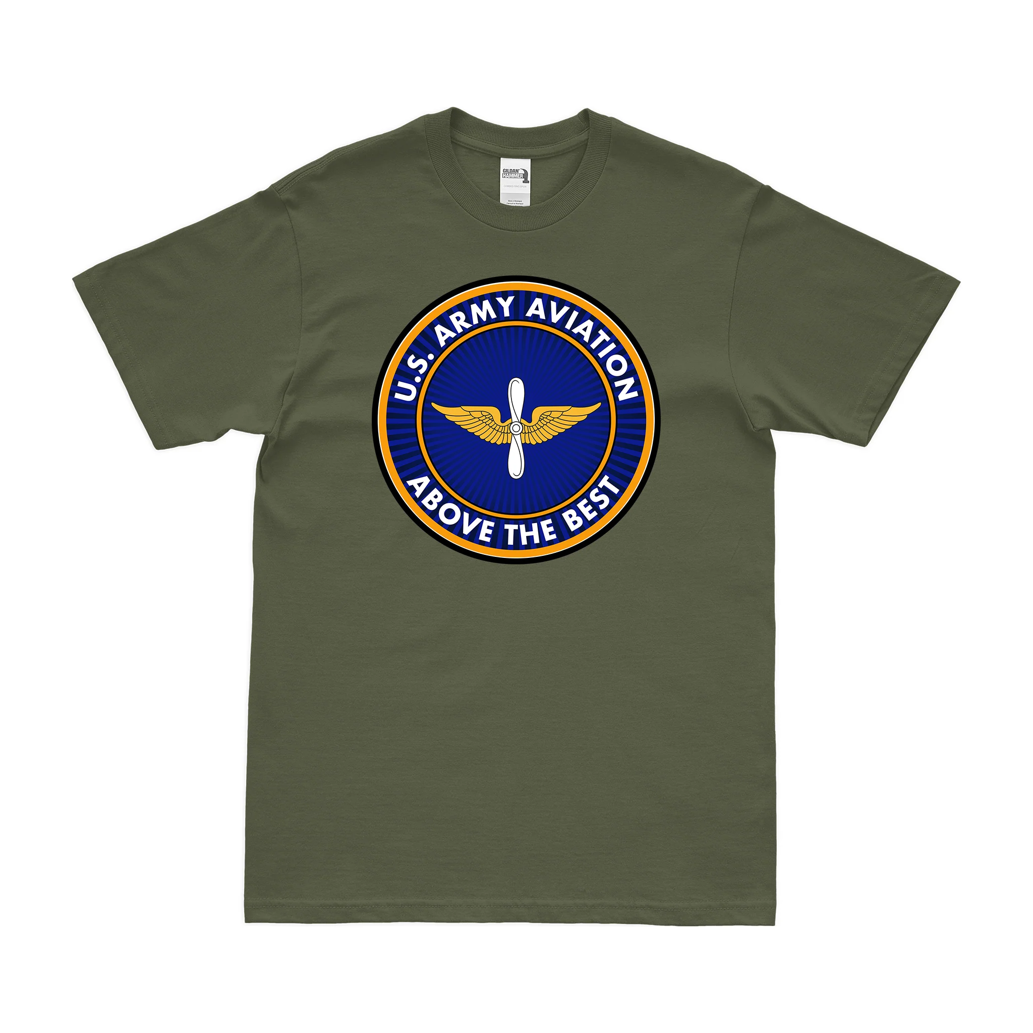 U.S. Army Aviation Above the Best Emblem T-Shirt - Image 2