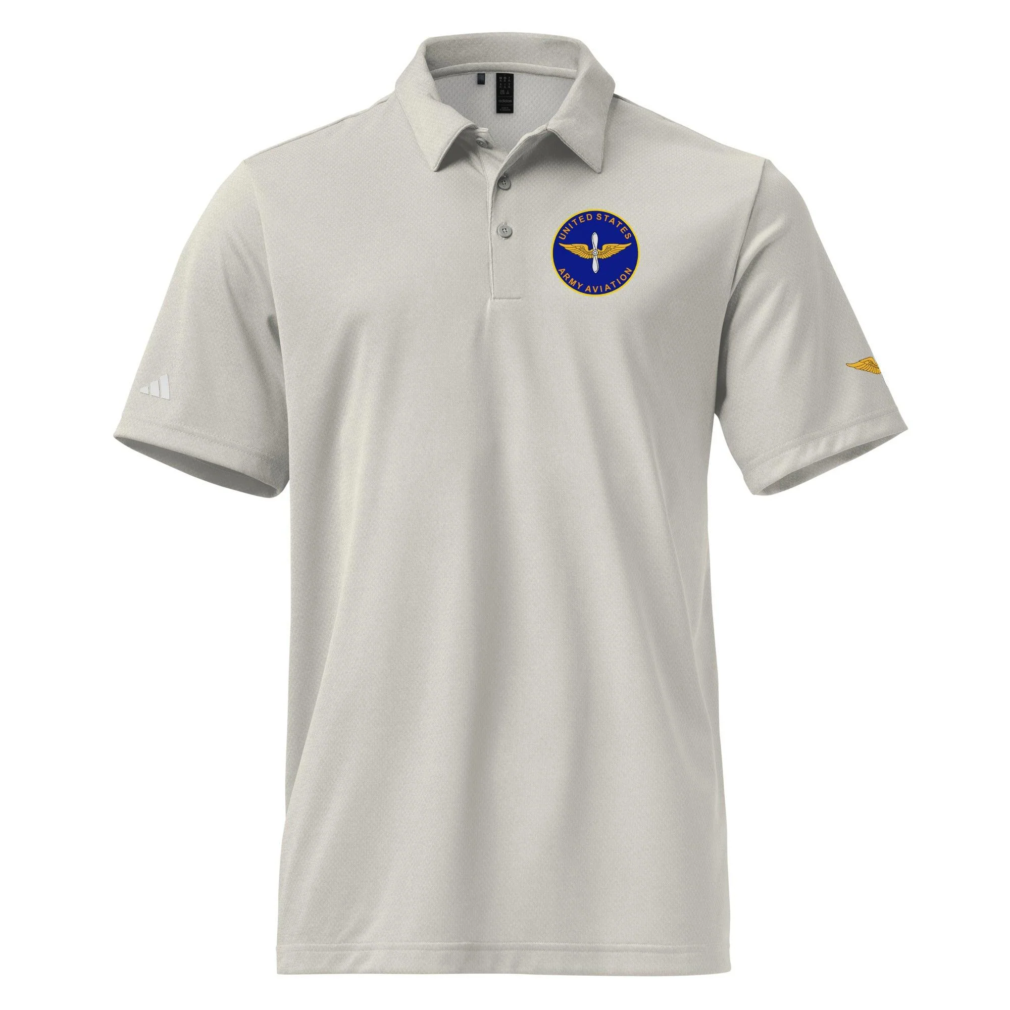 U.S. Army Aviation Adidas® Unisex Space-Dyed Polo - Image 13