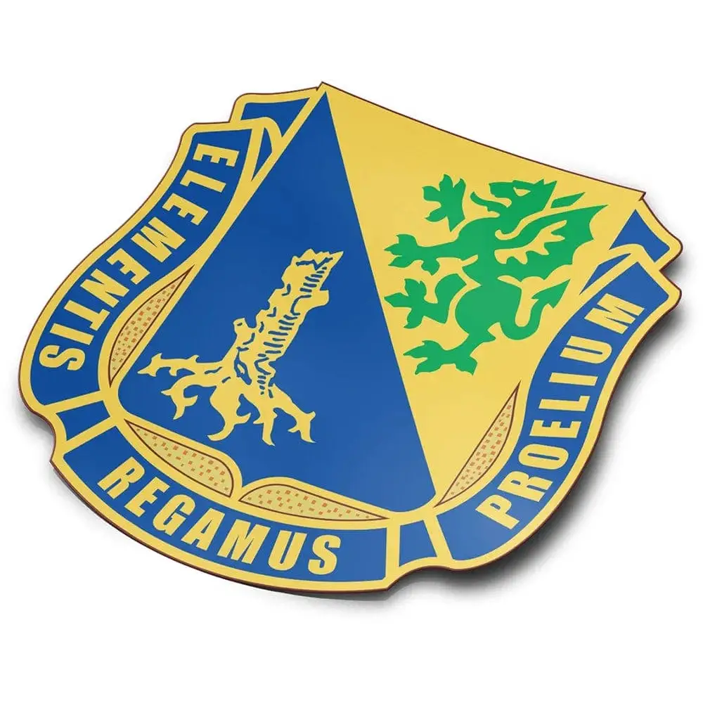 U.S. Army Chemical Corps Branch Emblem Die-Cut Vinyl Sticker Decal