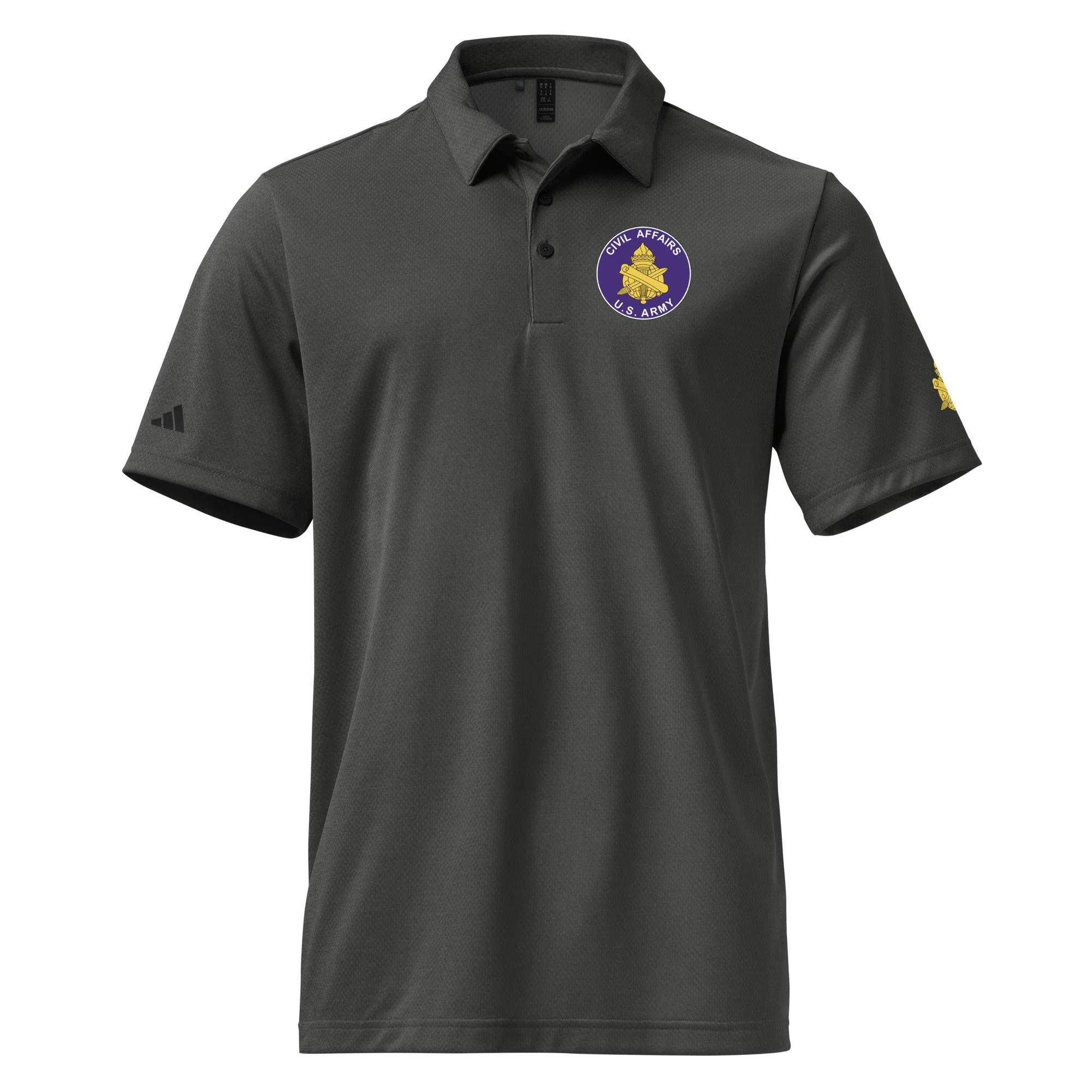 U.S. Army Civil Affairs Adidas® Unisex Space-Dyed Polo