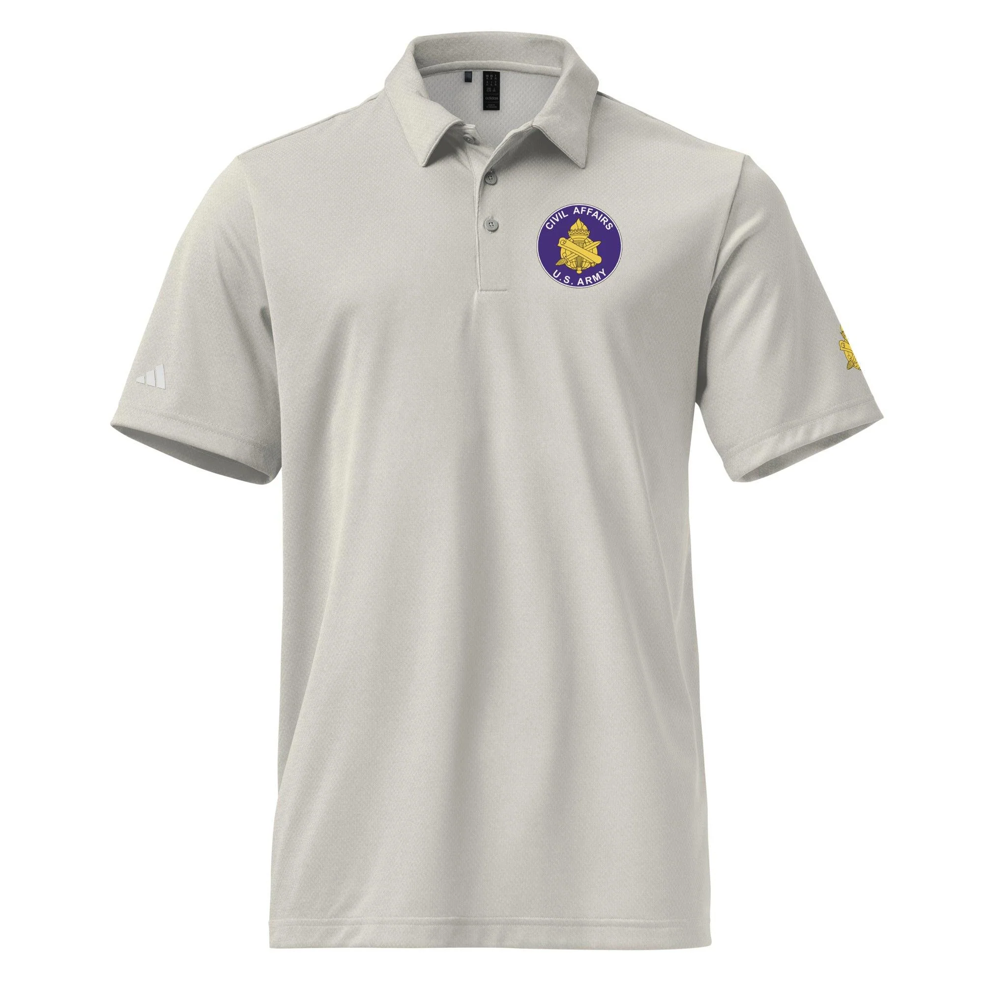 U.S. Army Civil Affairs Adidas® Unisex Space-Dyed Polo - Image 13