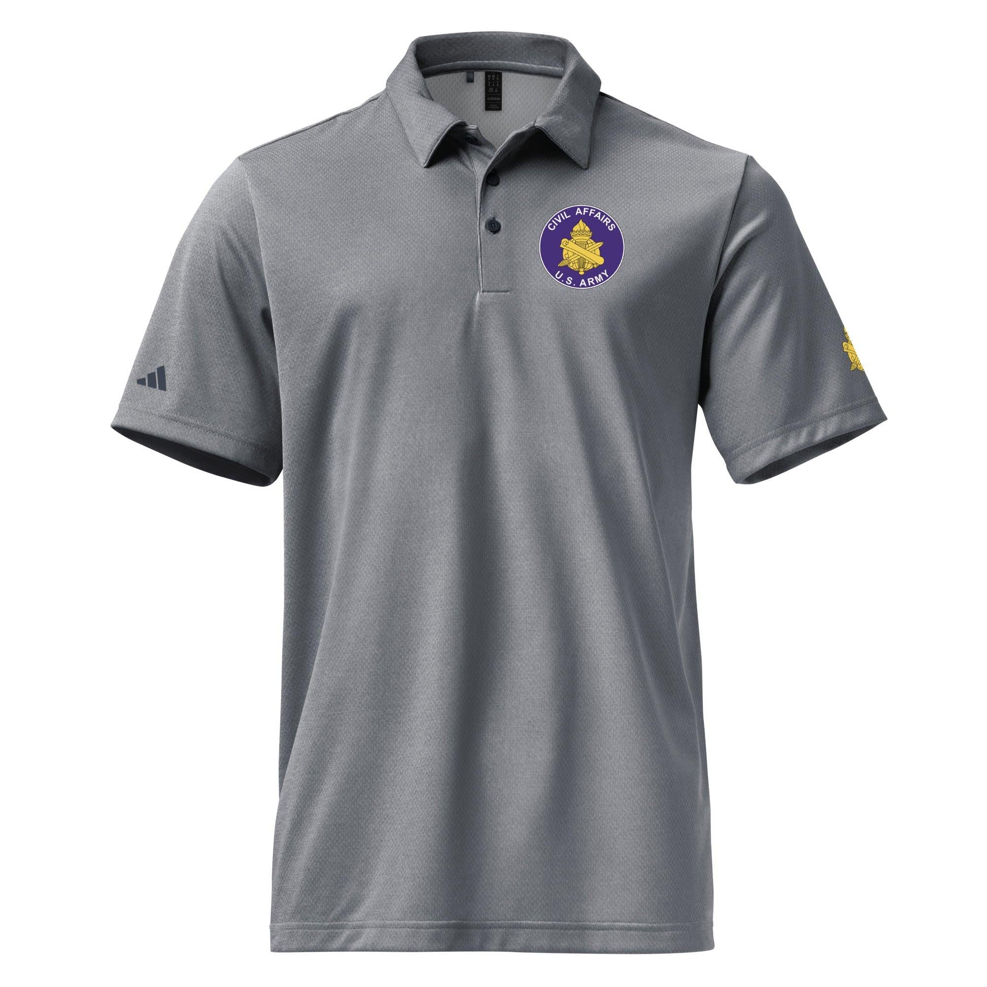 U.S. Army Civil Affairs Adidas® Unisex Space-Dyed Polo - Image 5