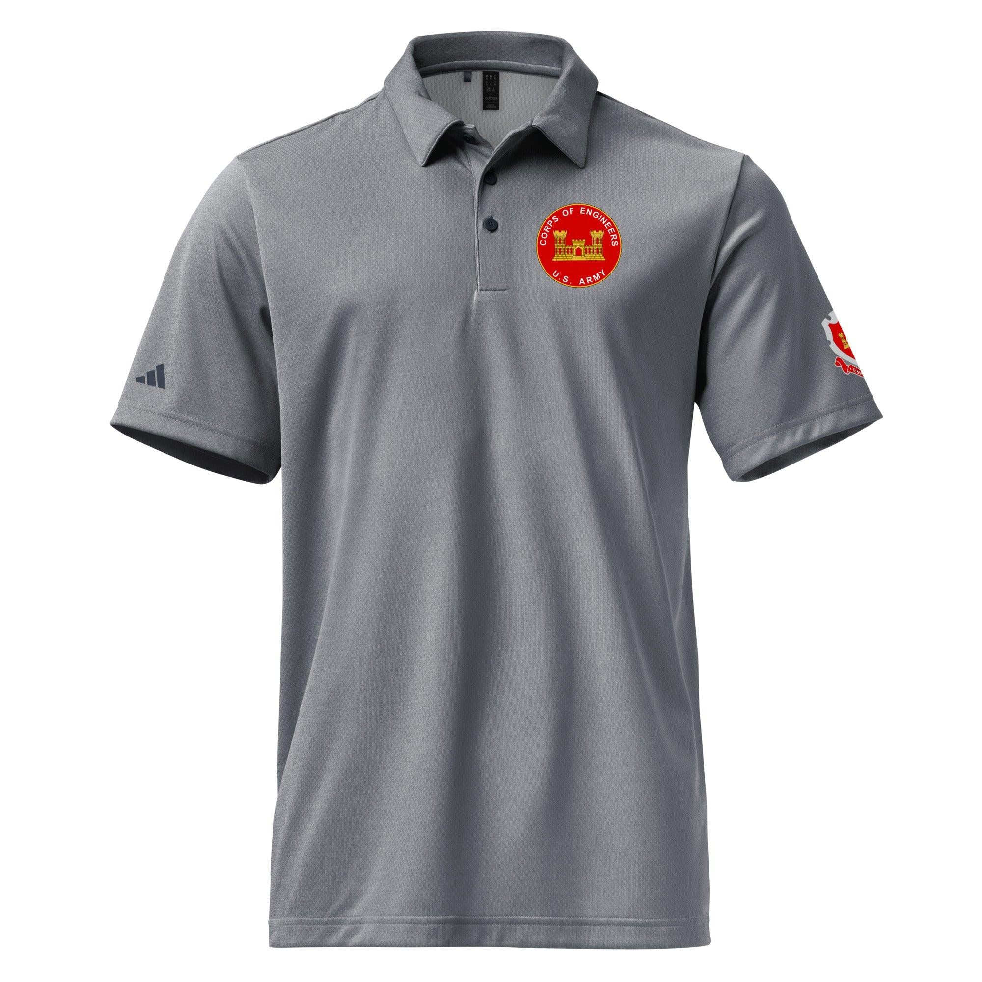 U.S. Army Corps of Engineers Adidas® Unisex Space-Dyed Polo - Image 5