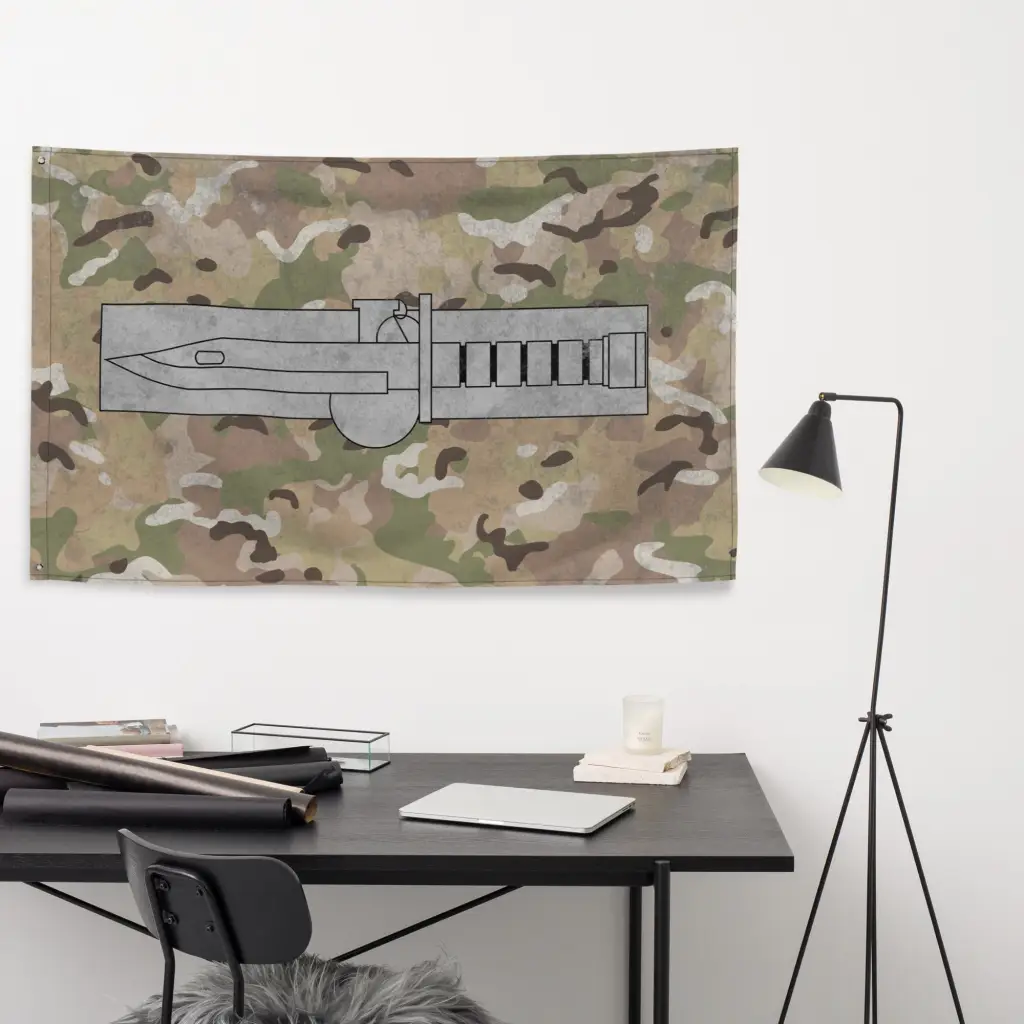 U.S. Army Expert Soldier Badge (ESB) Indoor Wall Flag - Image 3