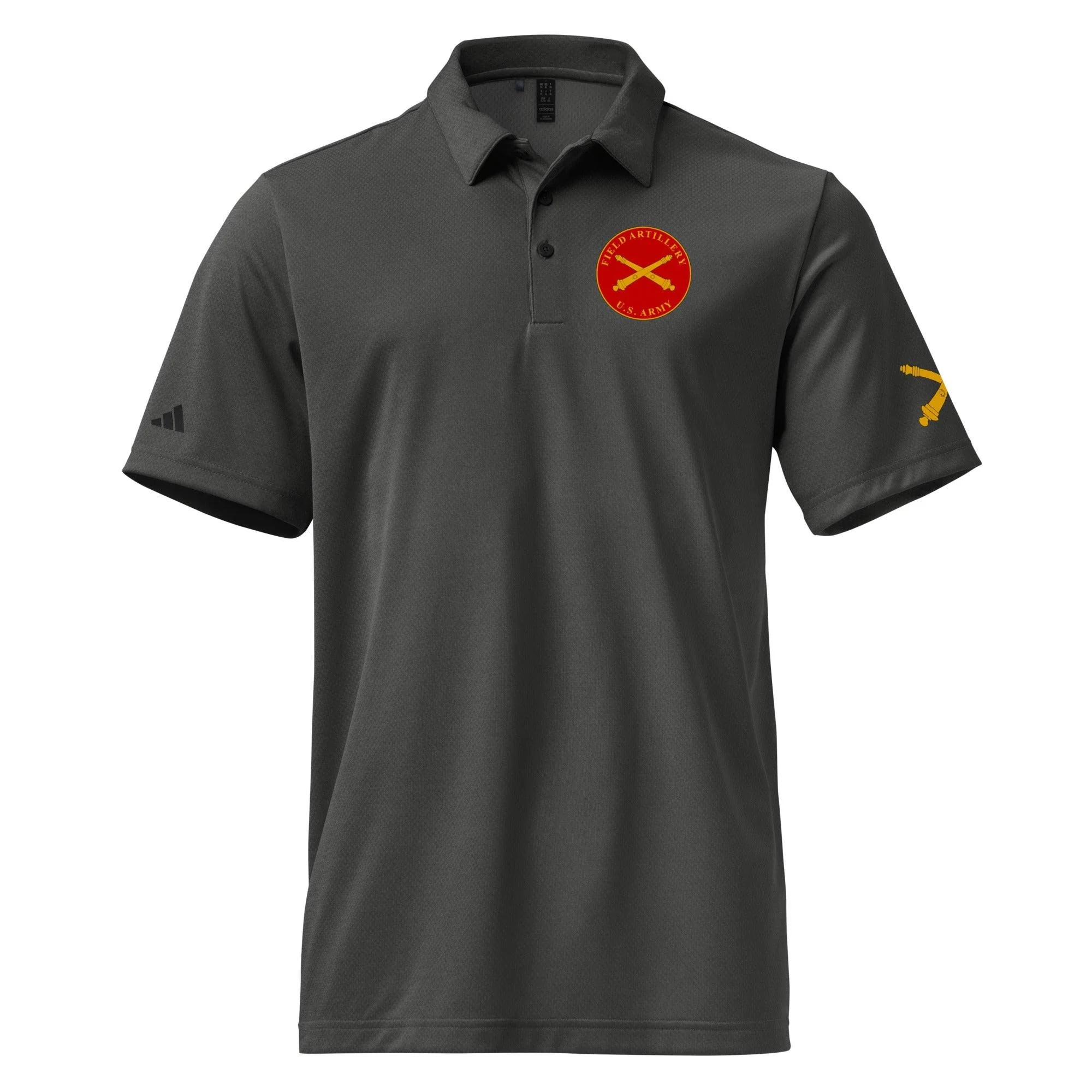 U.S. Army Field Artillery Adidas® Unisex Space-Dyed Polo