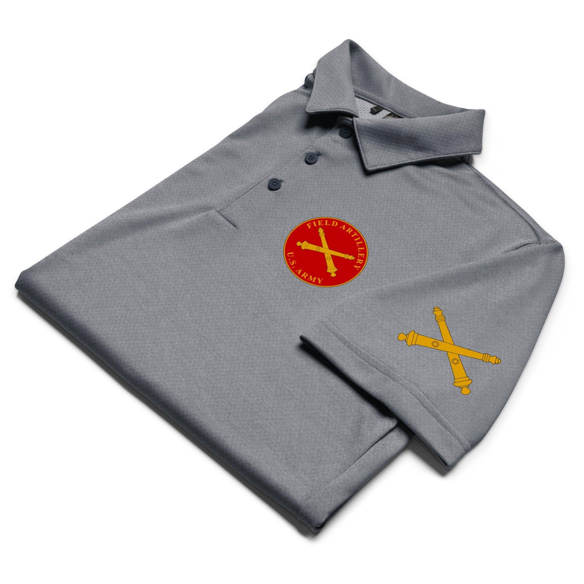 U.S. Army Field Artillery Adidas® Unisex Space-Dyed Polo - Image 10