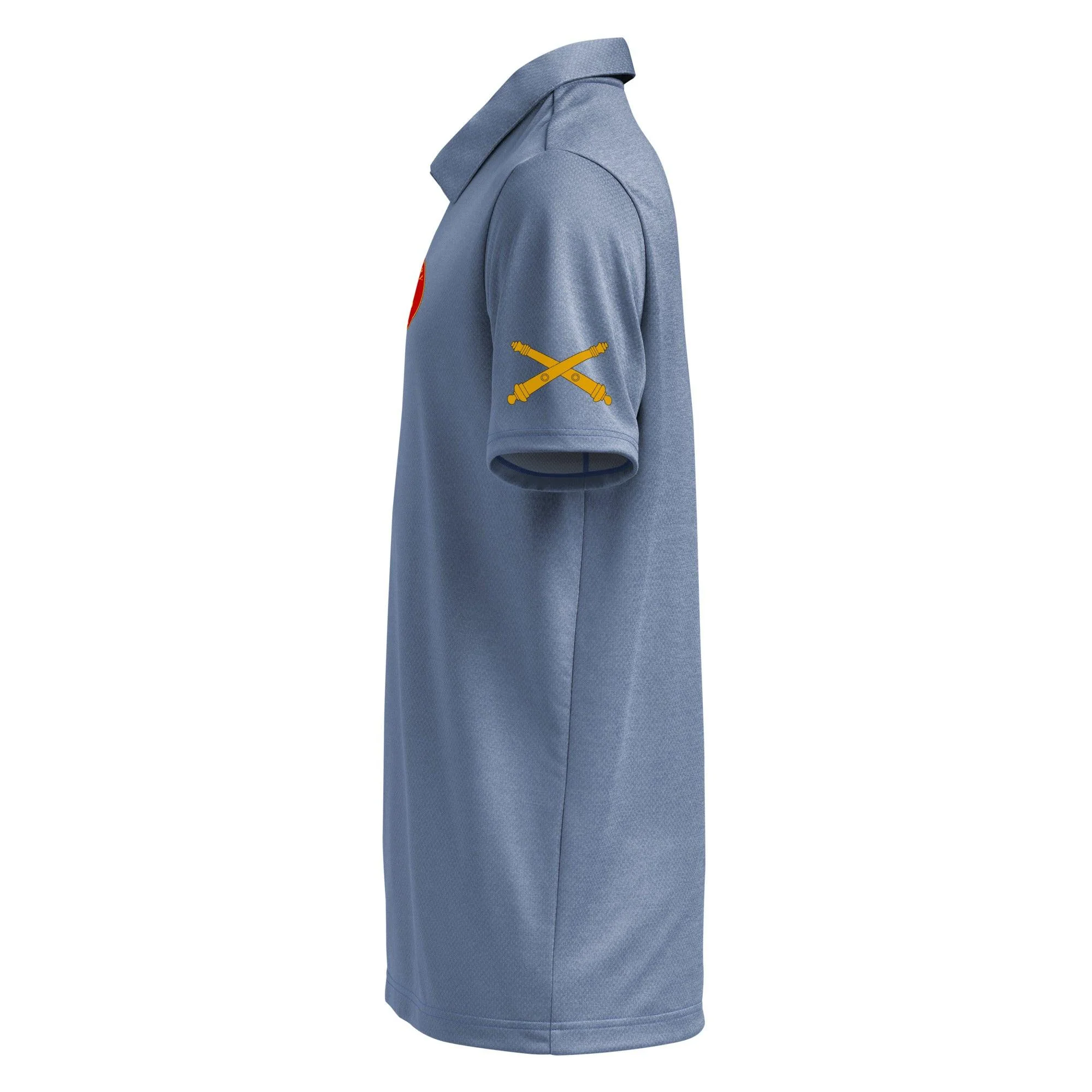 U.S. Army Field Artillery Adidas® Unisex Space-Dyed Polo - Image 13