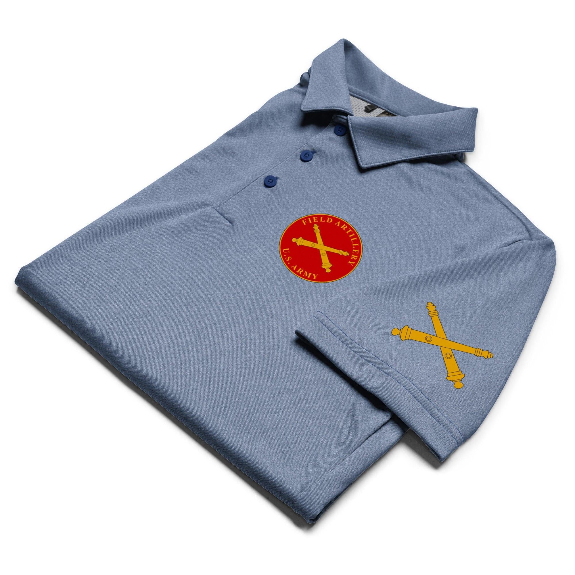 U.S. Army Field Artillery Adidas® Unisex Space-Dyed Polo - Image 15