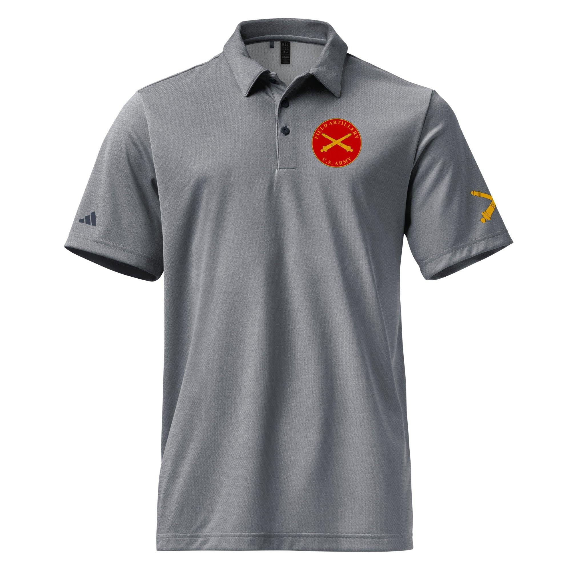 U.S. Army Field Artillery Adidas® Unisex Space-Dyed Polo - Image 6