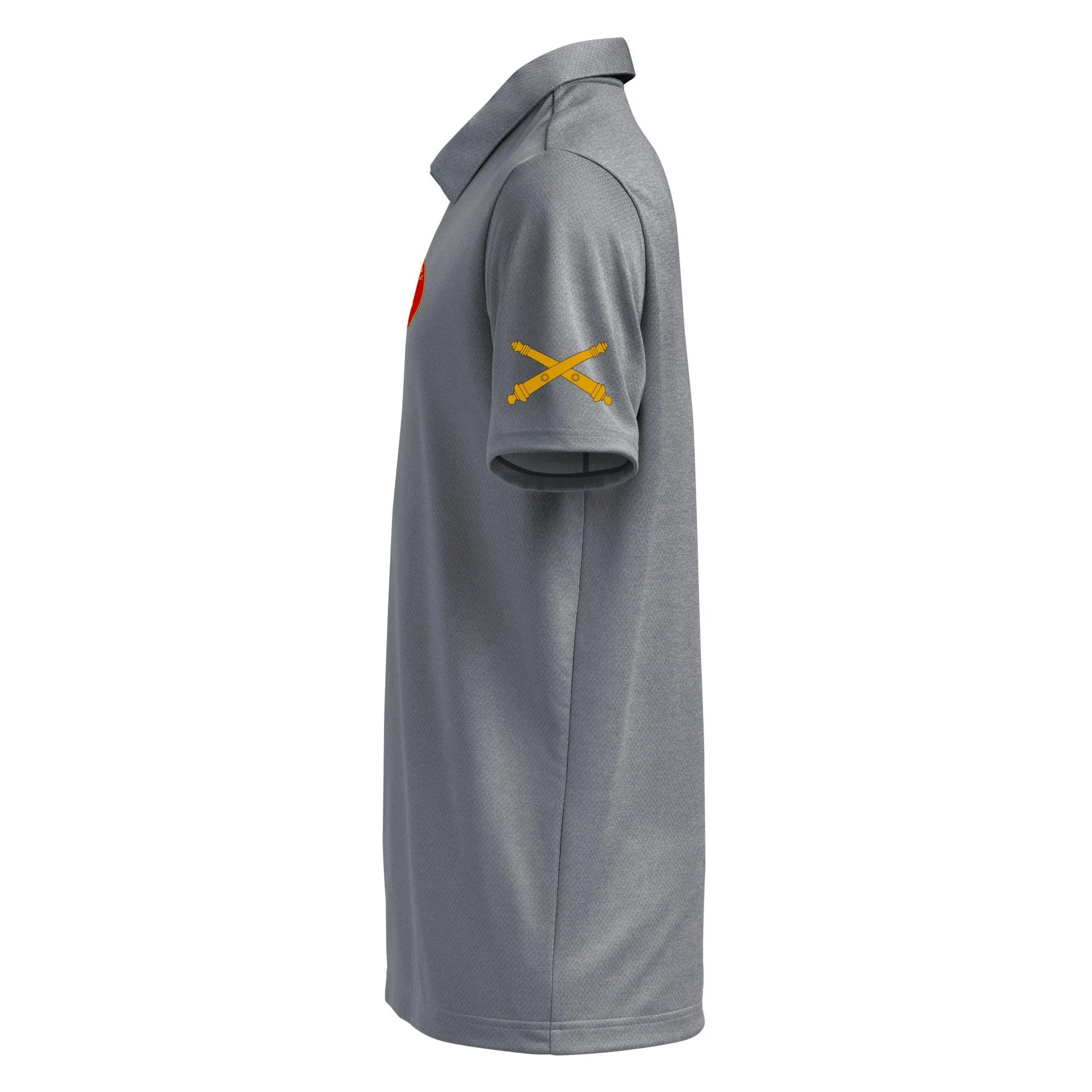 U.S. Army Field Artillery Adidas® Unisex Space-Dyed Polo - Image 8