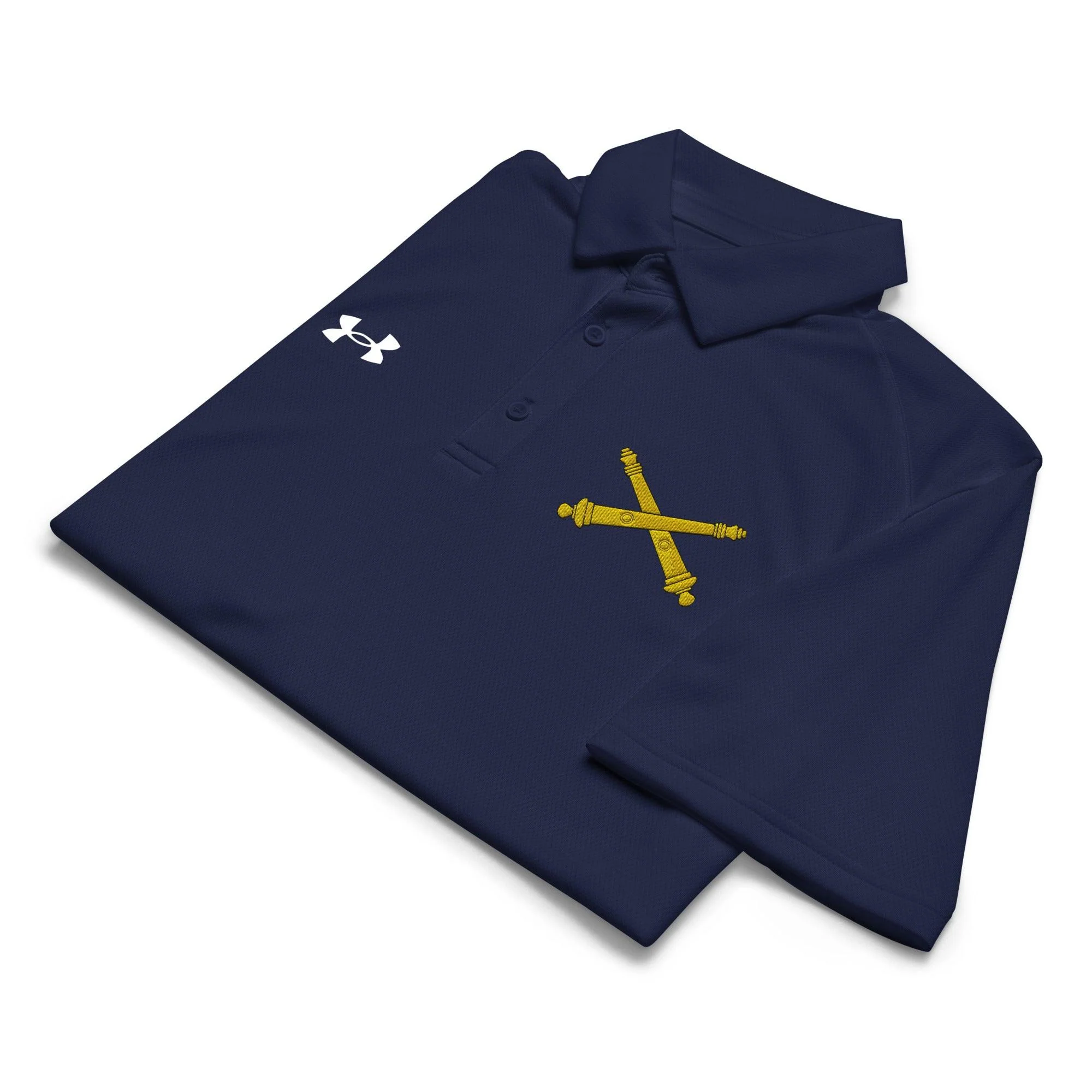U.S. Army Field Artillery Embroidered Under Armour® Men's Polo - Image 10