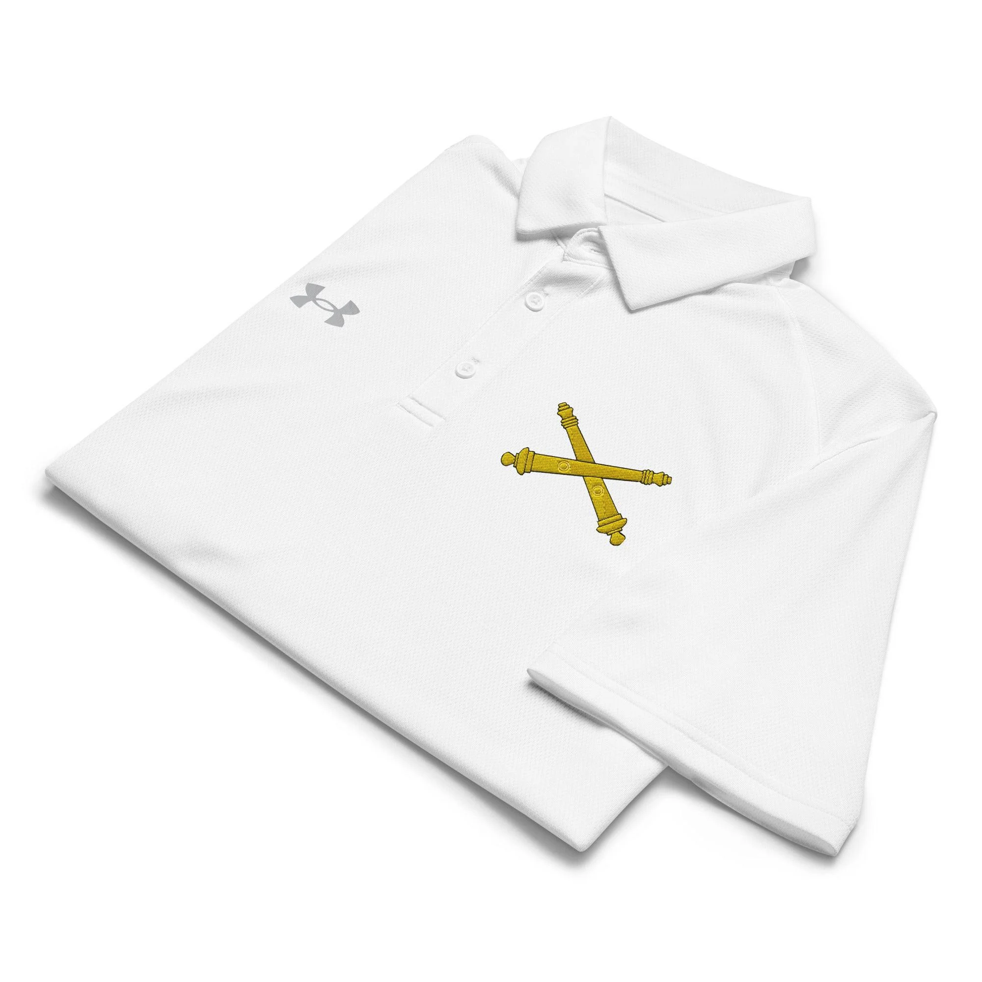 U.S. Army Field Artillery Embroidered Under Armour® Men's Polo - Image 20