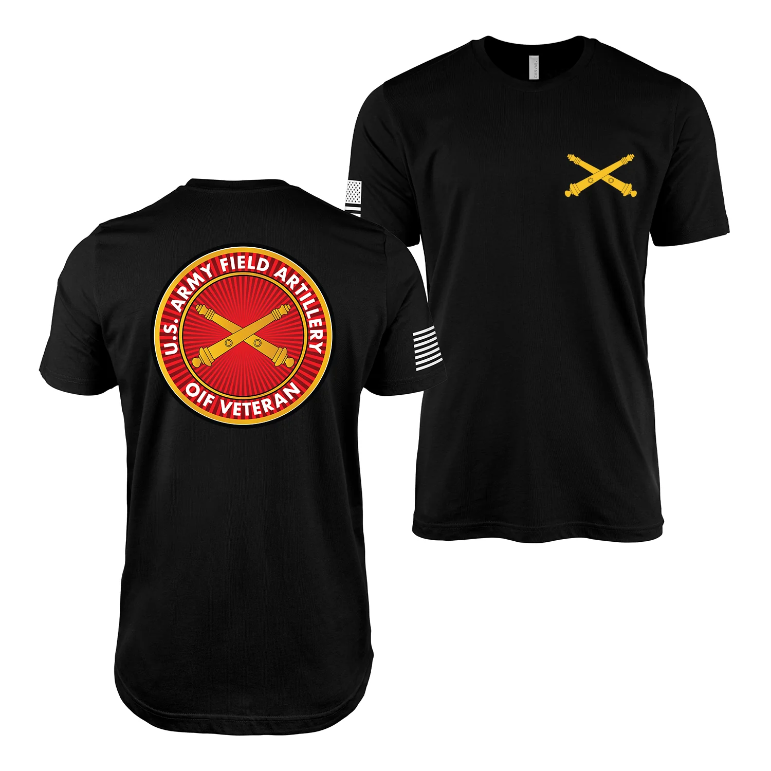 U.S. Army Field Artillery OIF Veteran T-Shirt - Image 3