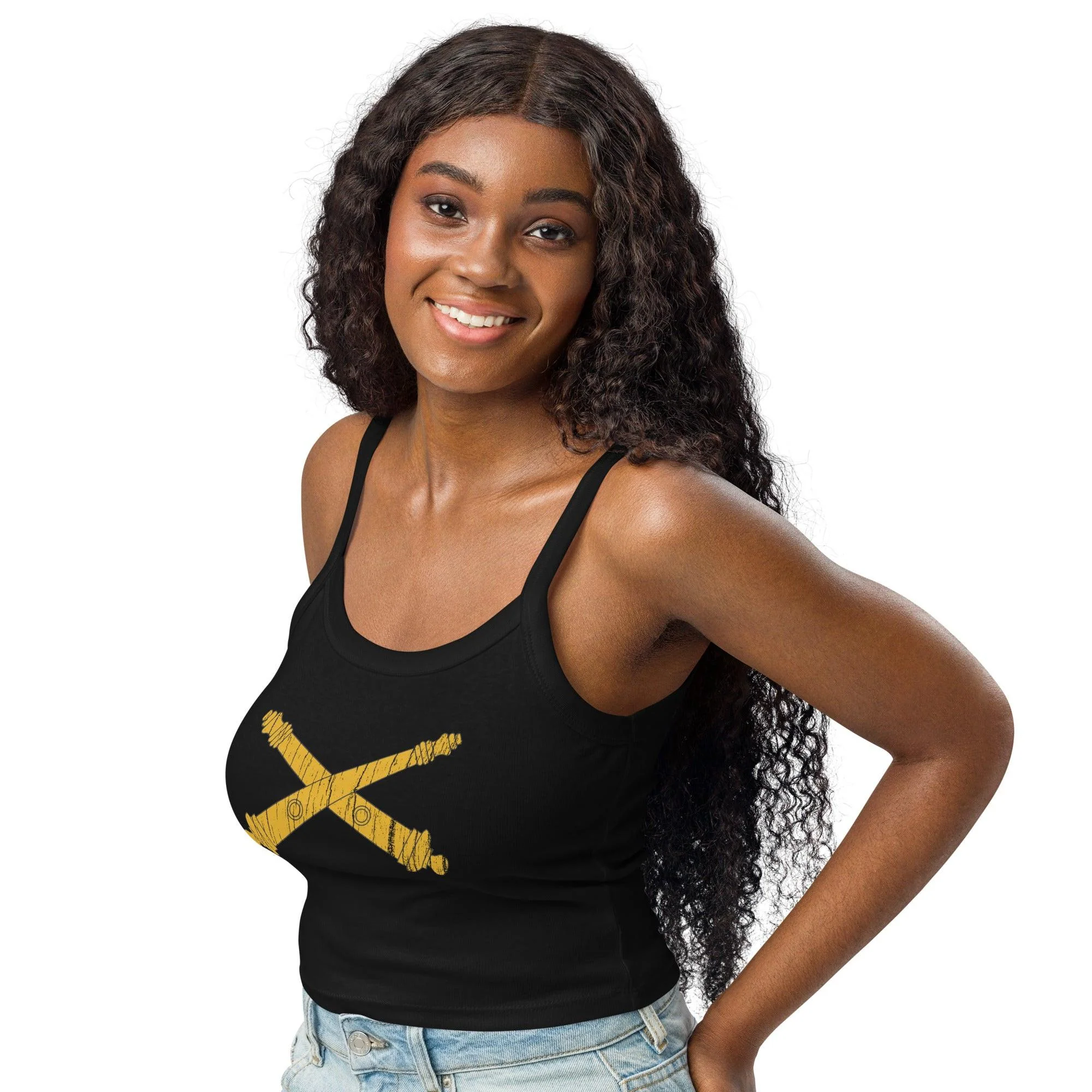 U.S. Army Field Artillery Women’s Micro-Rib Tank Top - Image 2