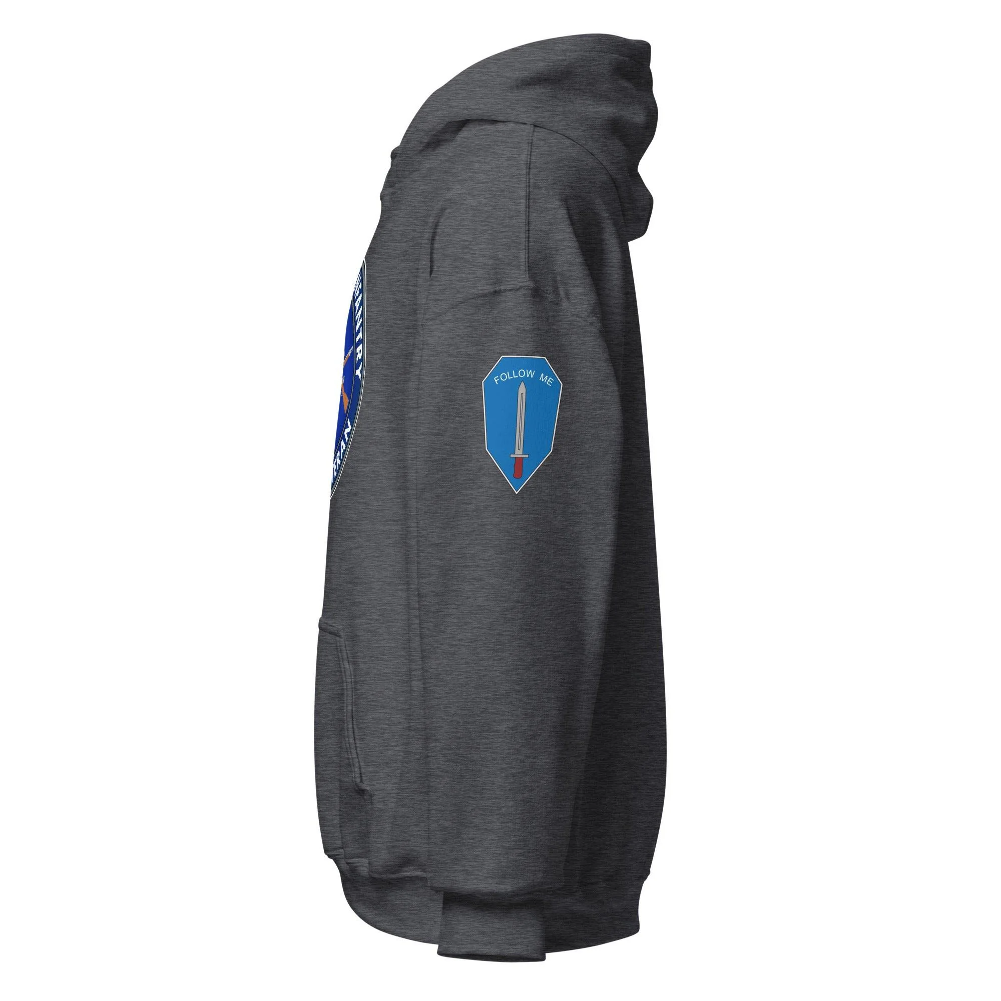 U.S. Army Infantry Branch Combat Veteran Unisex Hoodie - Image 12