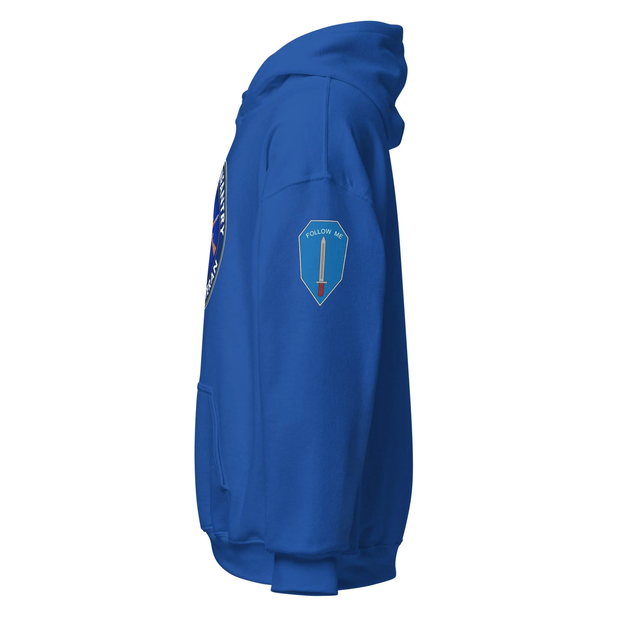 U.S. Army Infantry Branch Combat Veteran Unisex Hoodie - Image 16