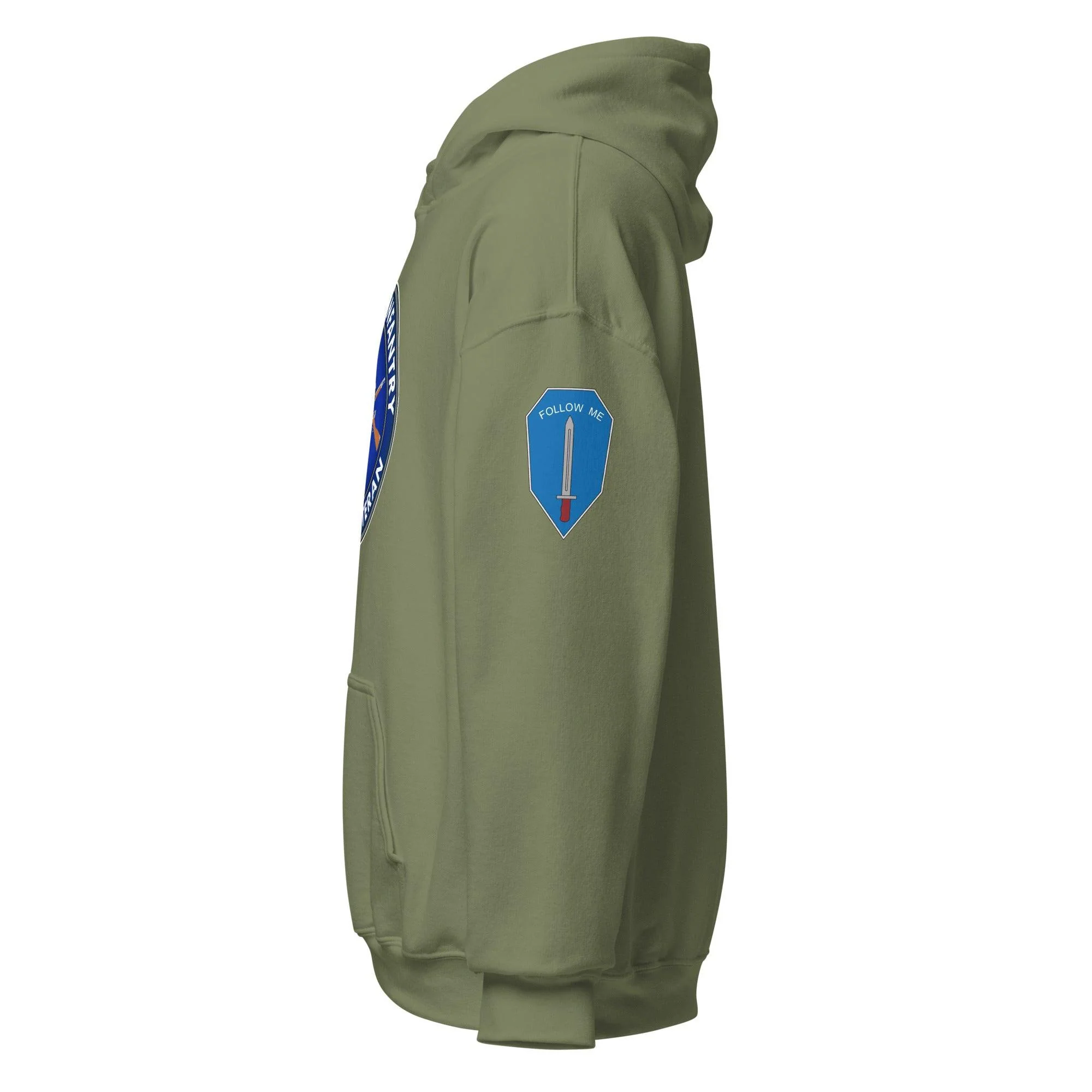 U.S. Army Infantry Branch Combat Veteran Unisex Hoodie - Image 24
