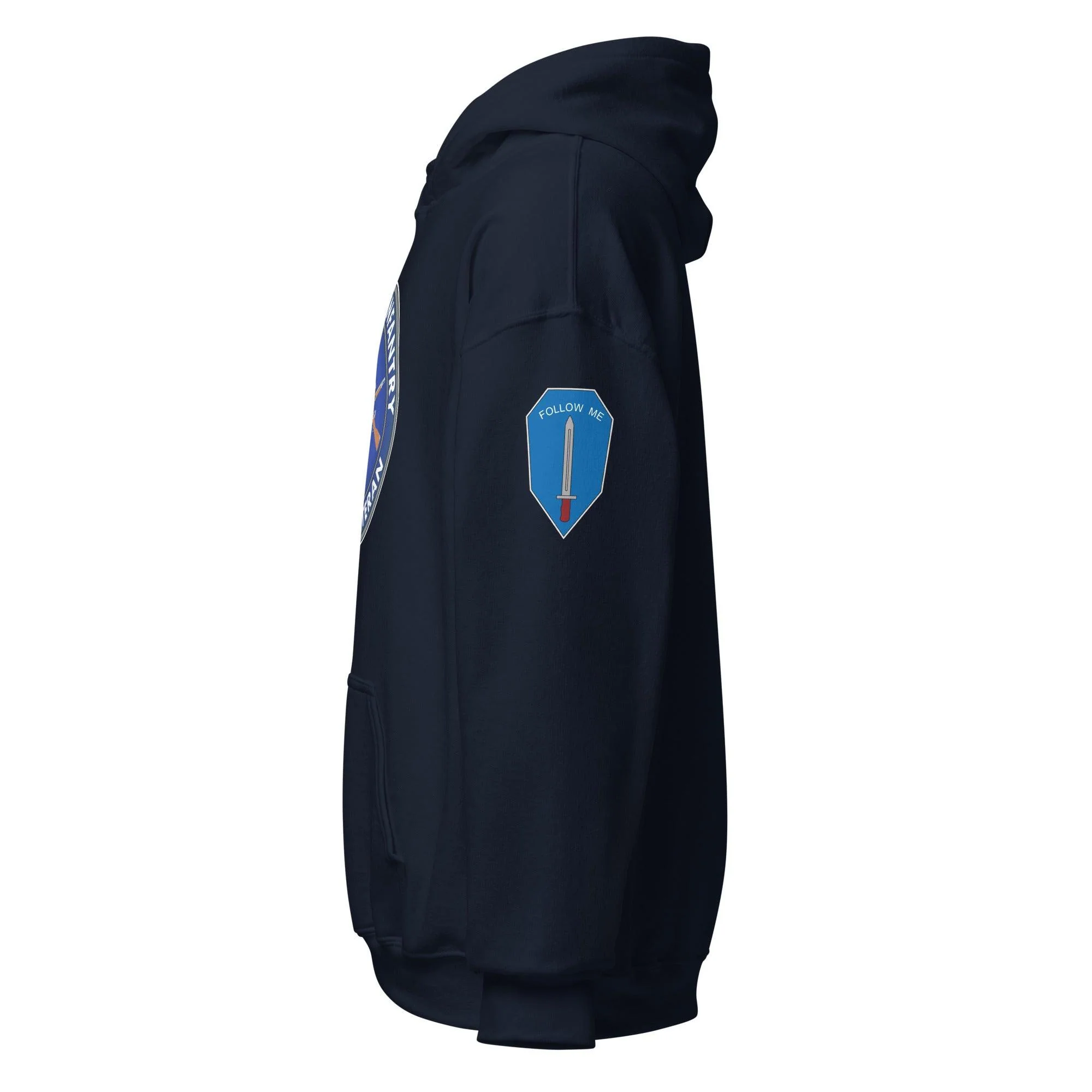 U.S. Army Infantry Branch Combat Veteran Unisex Hoodie - Image 8
