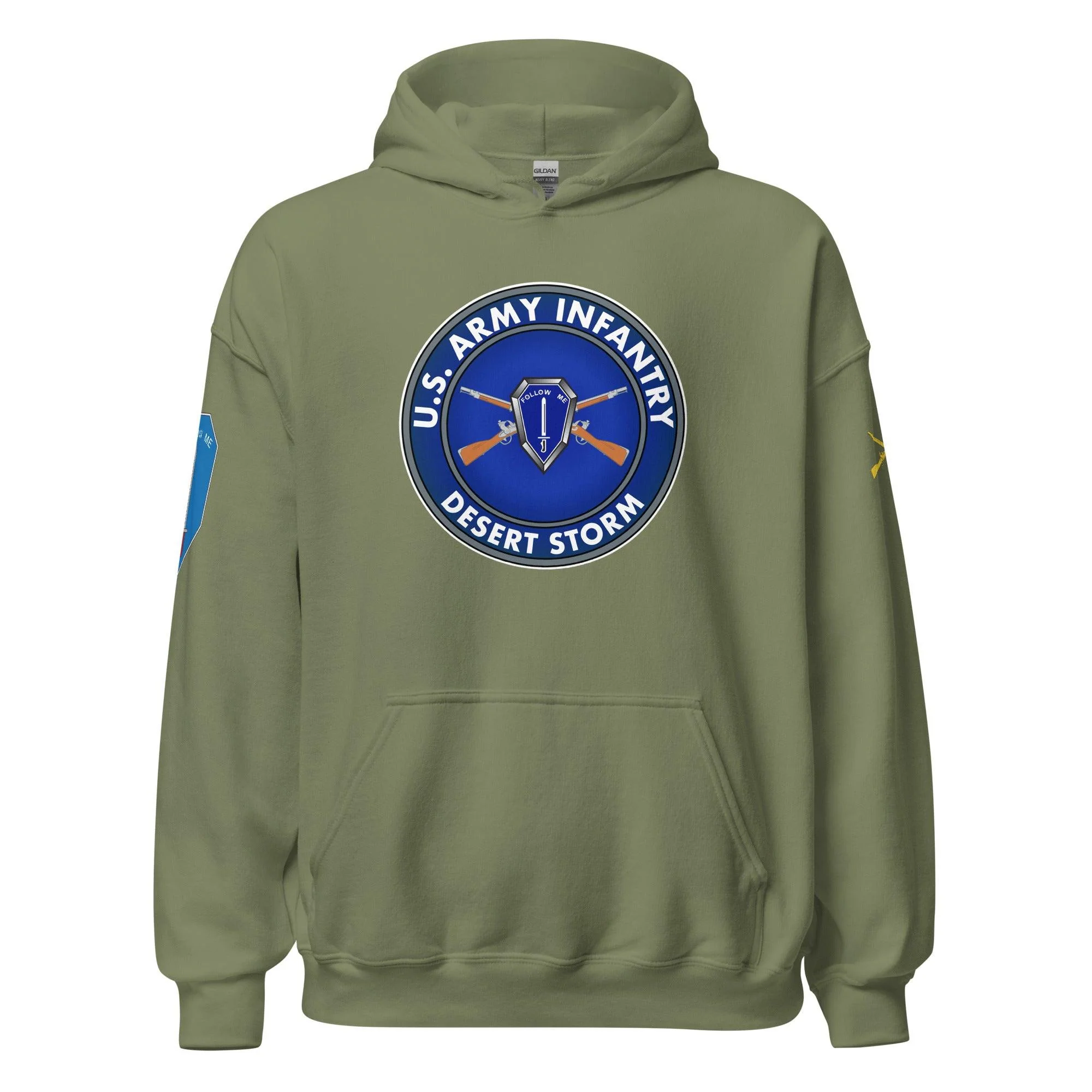 U.S. Army Infantry Branch Desert Storm Veteran Unisex Hoodie - Image 21