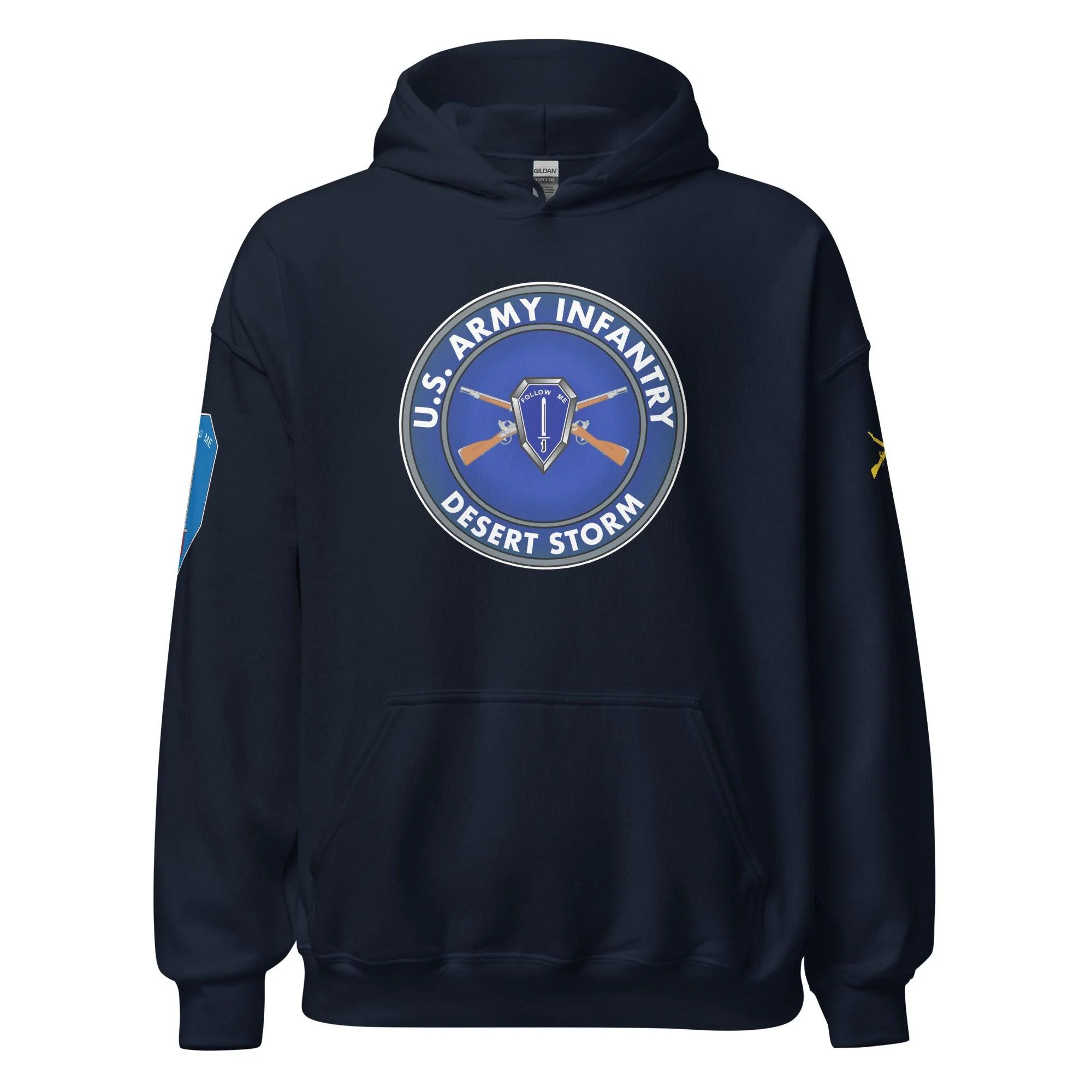 U.S. Army Infantry Branch Desert Storm Veteran Unisex Hoodie - Image 5