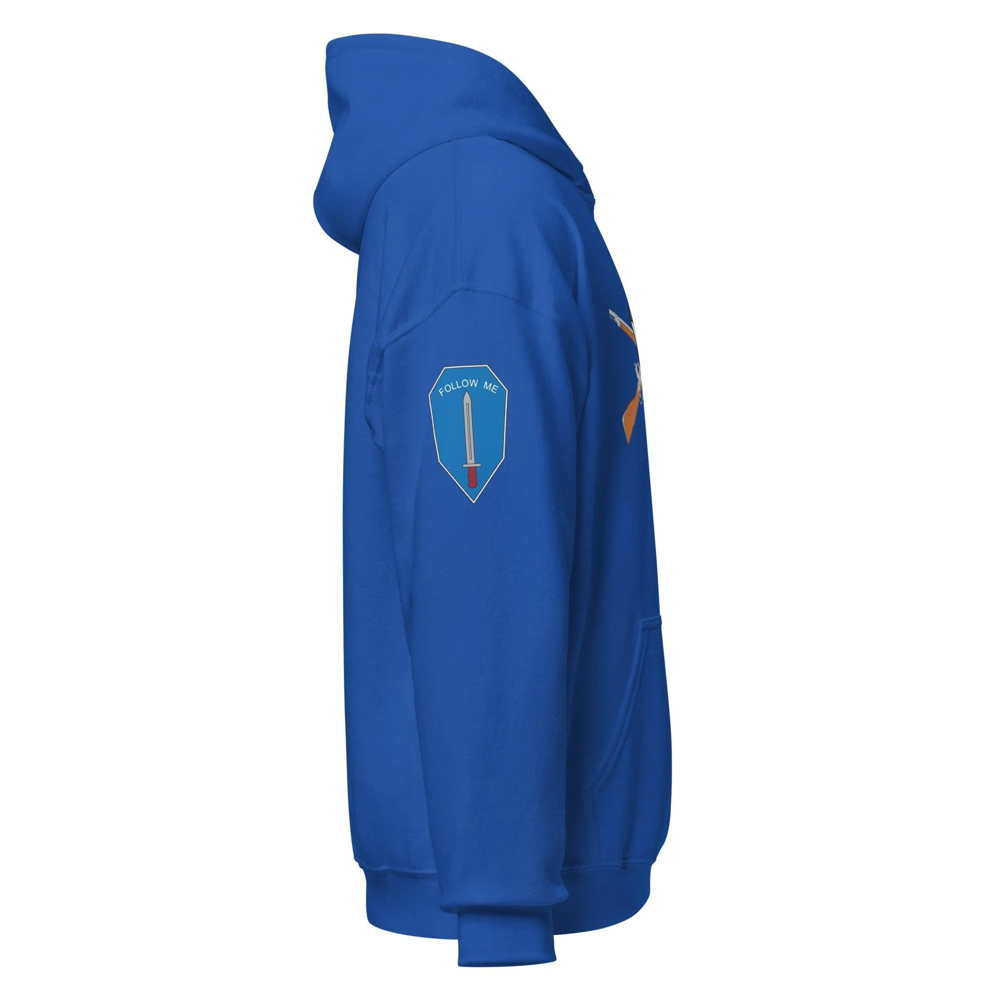 U.S. Army Infantry Branch 'Follow Me' Crossed Rifles Unisex Hoodie - Image 14
