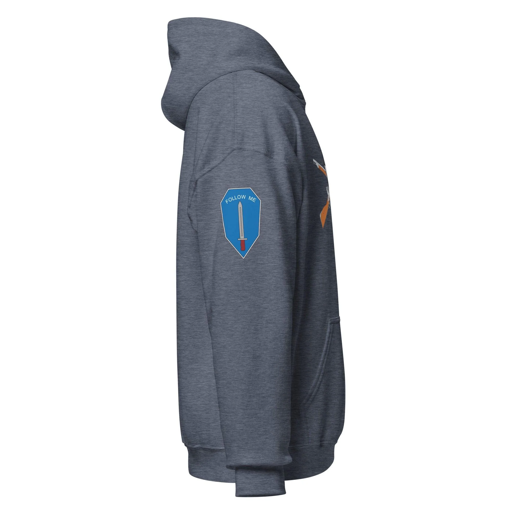 U.S. Army Infantry Branch 'Follow Me' Crossed Rifles Unisex Hoodie - Image 18