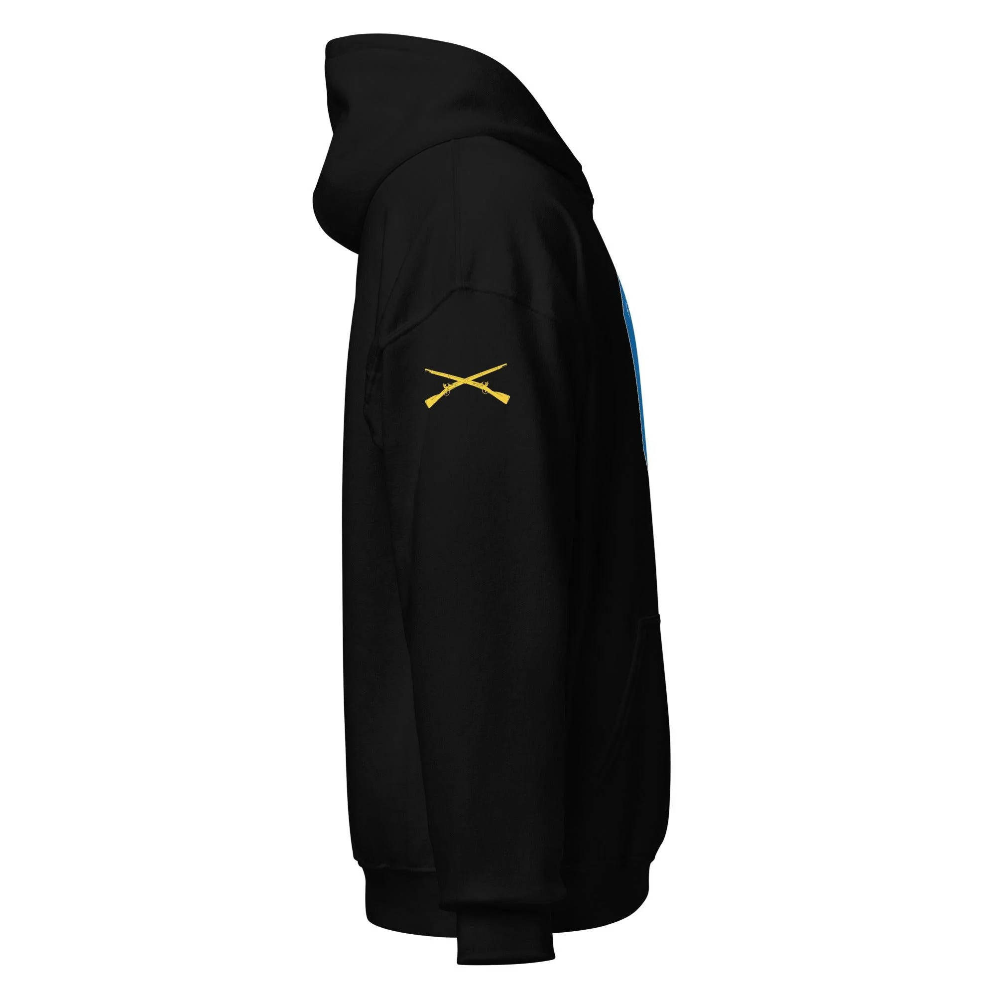 U.S. Army Infantry Branch Follow Me Emblem Unisex Hoodie - Image 2