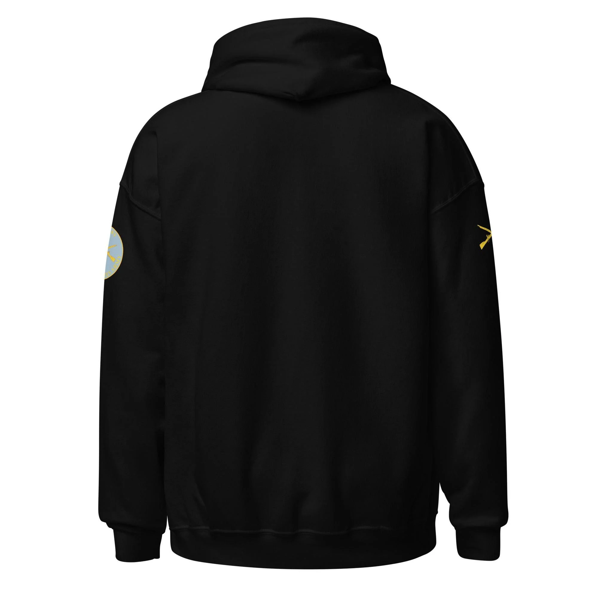 U.S. Army Infantry Branch Follow Me Emblem Unisex Hoodie - Image 3